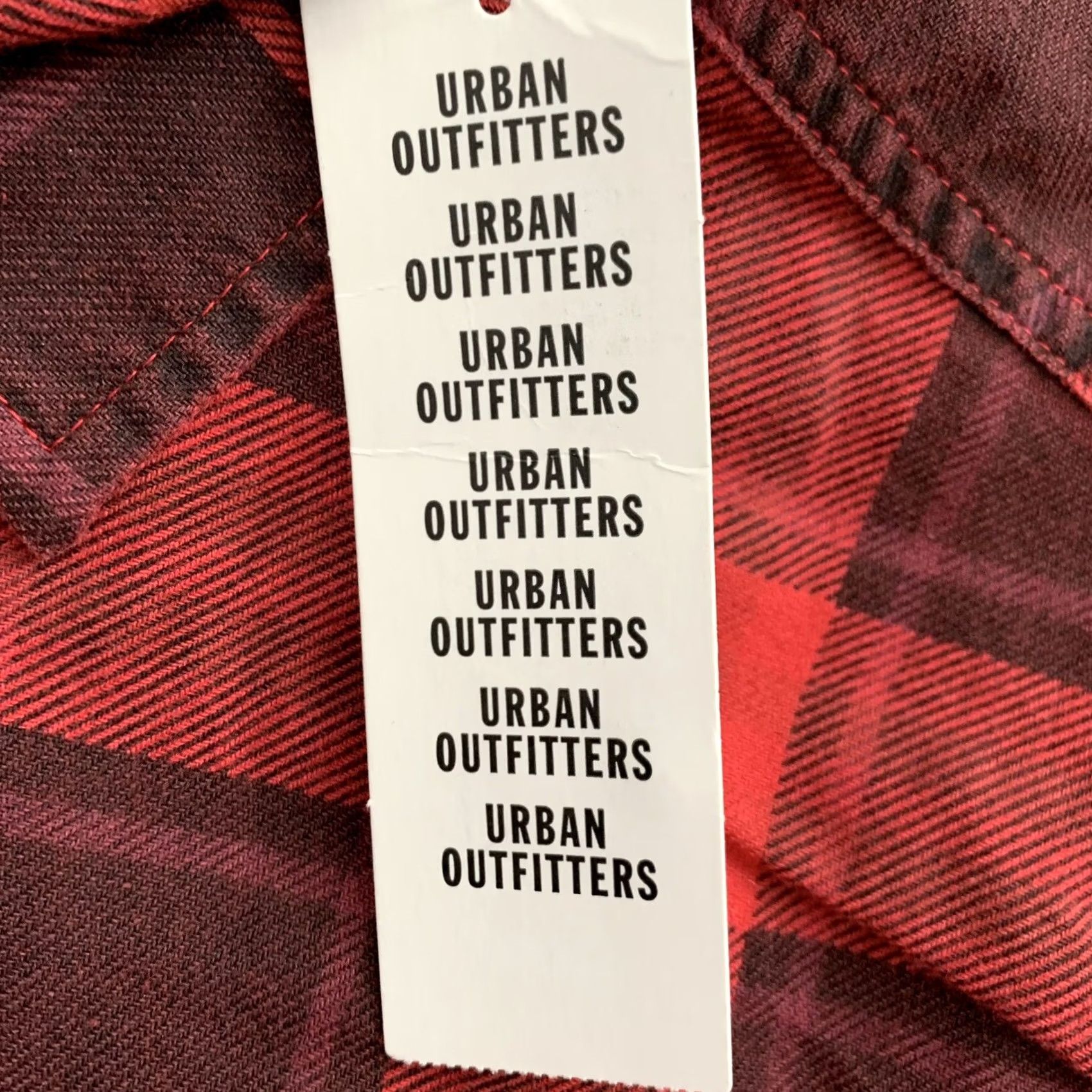 Bdg BDG Button-Up Shirt Mens M Red Black Plaid Urban Outfitters NEW Shirt Mens M Red Black Plaid Urban Outfitters BDG Button-Up Shirt Size US M / EU 48-50 / 2 - 4 Thumbnail