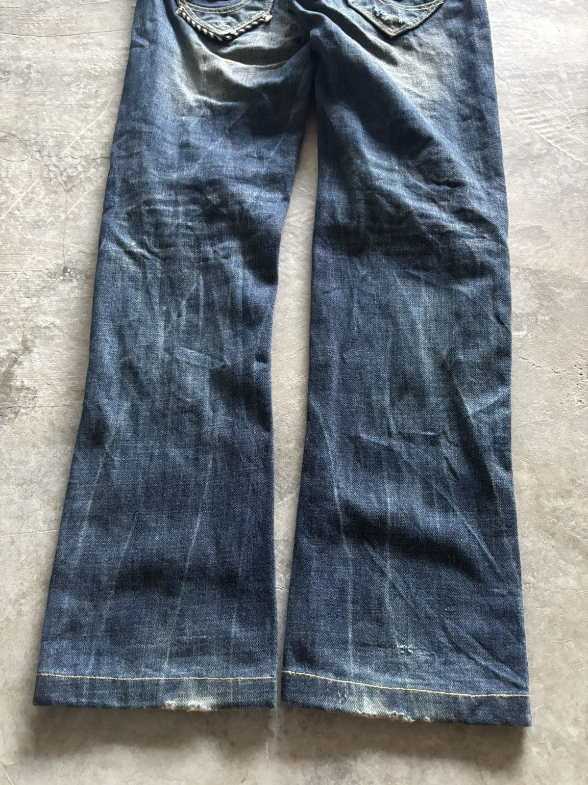 If Six Was Nine RED PEPPER JEANS leopard fur backpocket wing punk grunge Size US 32 / EU 48 - 18 Thumbnail