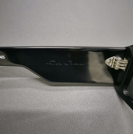 Rick Owens Rick Owens Lightweight & Slim Rectangular Sunglasses Size ONE SIZE - 4 Thumbnail