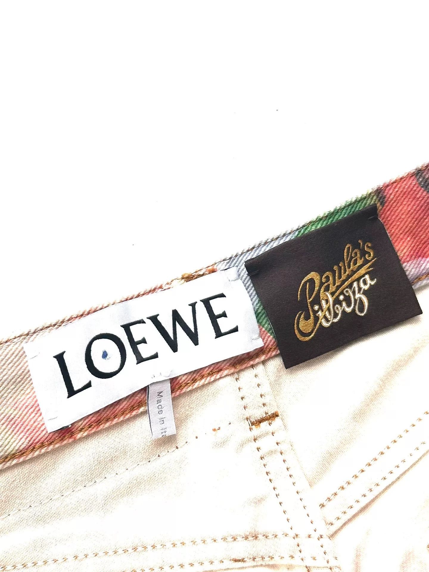 Loewe LOEWE Floral Print Jeans Size US 34 / EU 50 - 2 Thumbnail