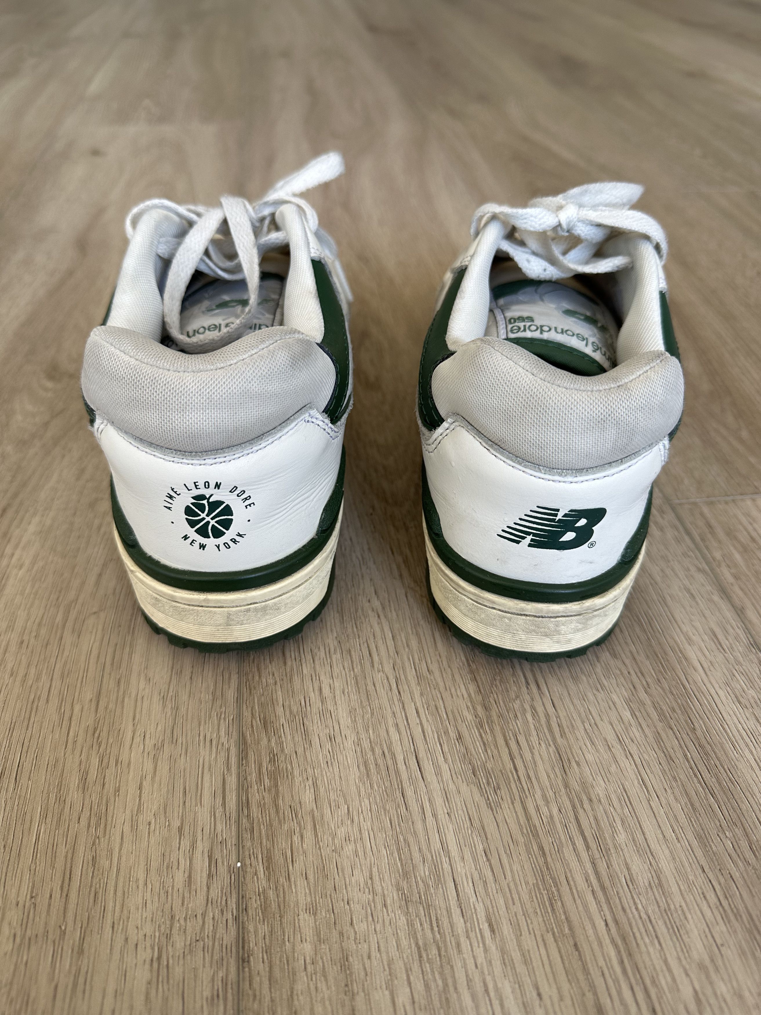 Aime Leon Dore × New Balance New Balance 550 Aime Leon Dore White Green (Size 8) Size US 8 / EU 41 - 3 Thumbnail