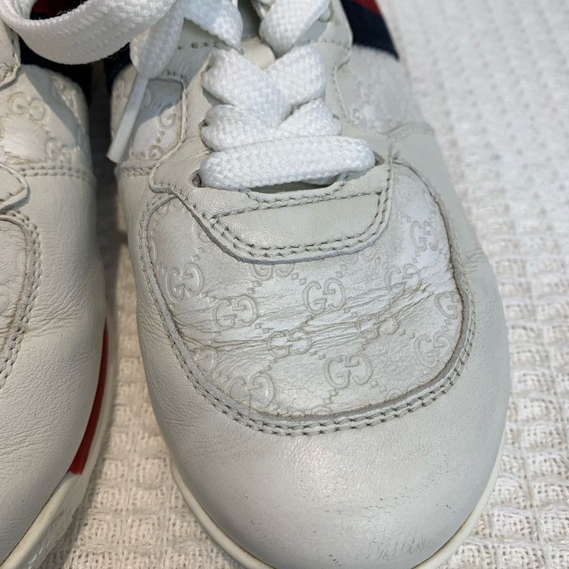 Gucci Gucci White Casual Sneakers for Everyday Wear -2508 Size US 5.5 / EU 38 - 2 Thumbnail