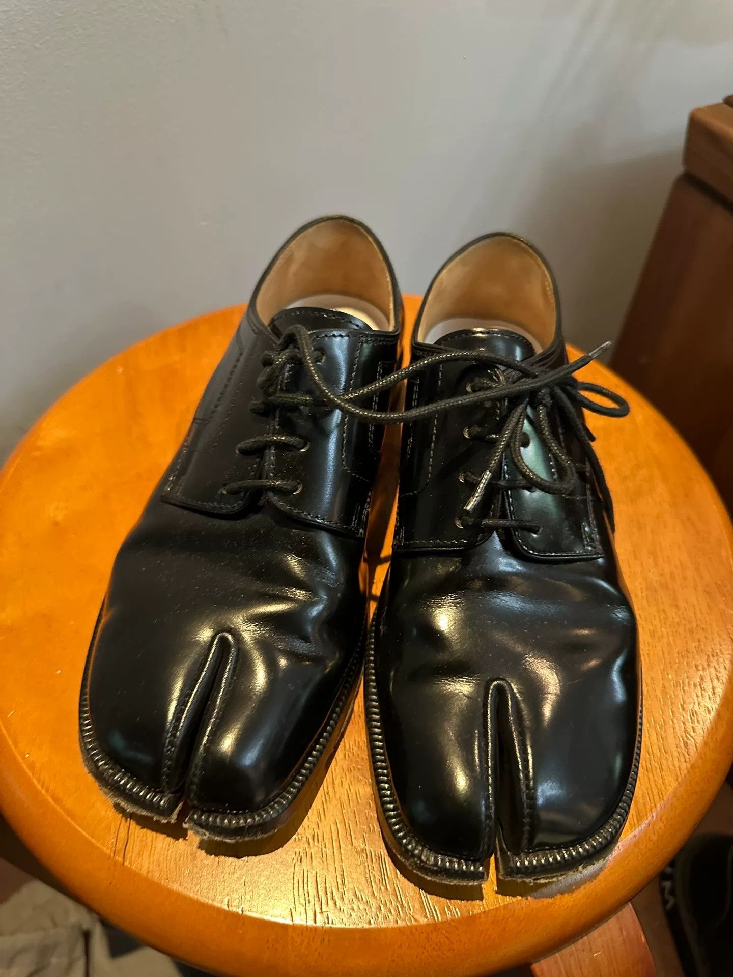 Maison Margiela maison margiela tabi leather lace-up shoes Size US 5 / IT 35 - 1 Thumbnail