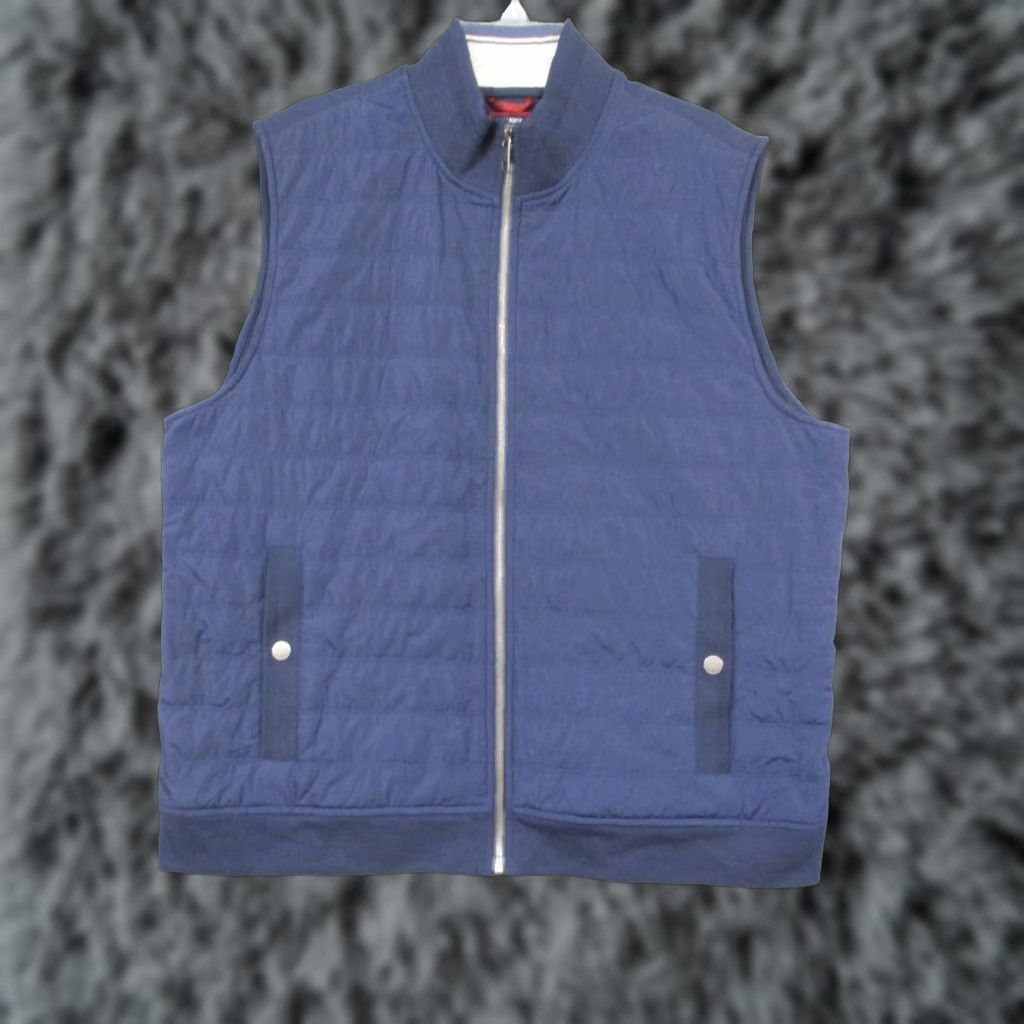UNTUCKit UNTUCKit Blue Rebulo Vest XXL Full Zip Sleeveless Quilted Men’s Vest Blue Regular Size 2XL Casual Outdoors Mens Size US XXL / EU 58 / 5 - 1 Thumbnail