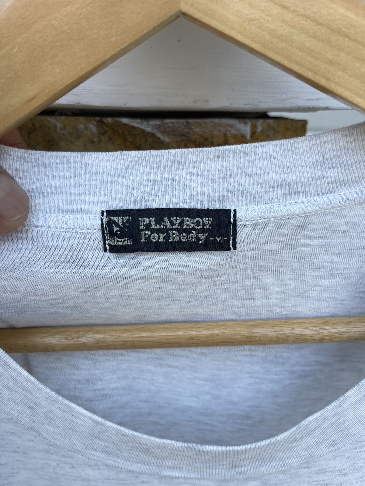 Playboy × Vintage Last Drop🔥Rare🔥Vintage 90s Playboy Single Stitch T-Shirt Size US M / EU 48-50 / 2 - 6 Thumbnail