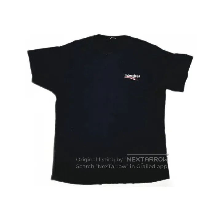 Balenciaga Balenciaga Black Short Sleeve T. Size US L / EU 52-54 / 3 - 1 Thumbnail