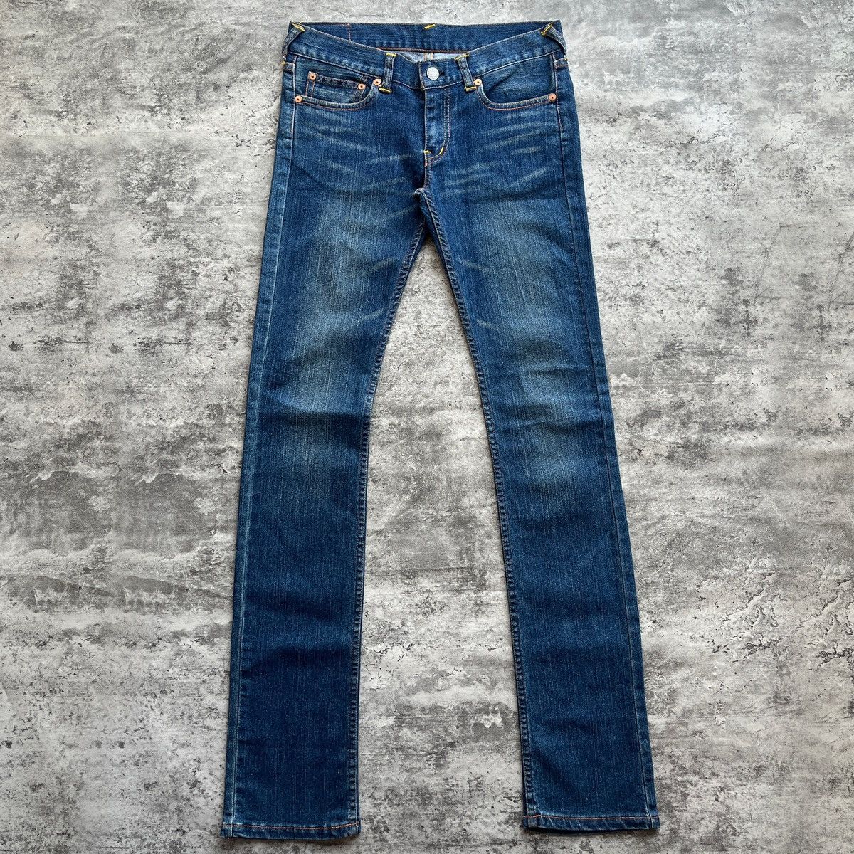 Evisu Y2K Evisu Donna Embroidered Seagull skinny stretch jeans Size 30" / US 8 / IT 44 - 2 Thumbnail