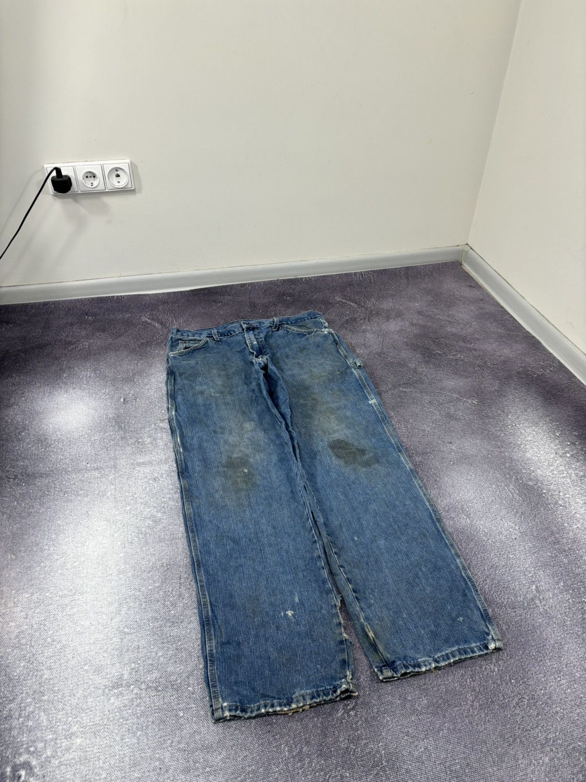 Dickies Vintage Dickies Workwear USA Blue Utility Work Denim Jeans Size US 36 / EU 52 - 11 Thumbnail