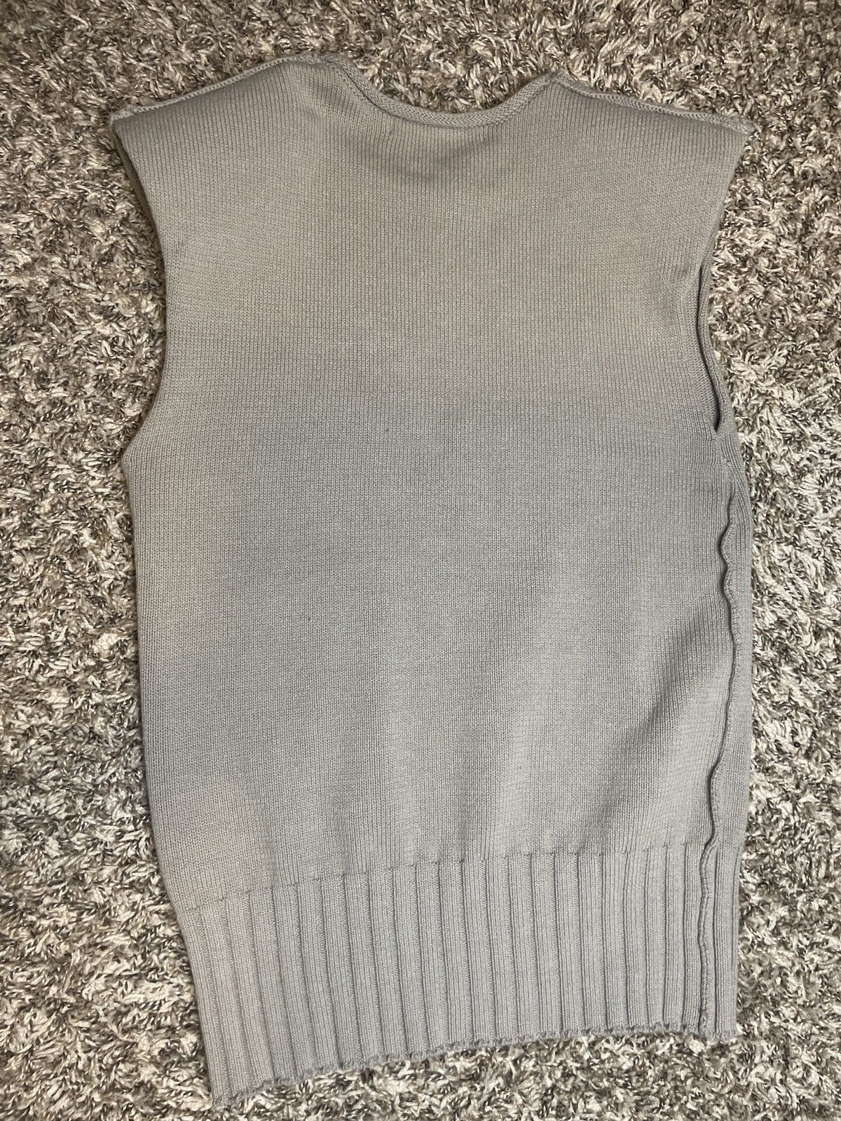 Entire Studios BURNS KNIT VEST MIDDLE GREY Size US XS / EU 42 / 0 - 2 Thumbnail