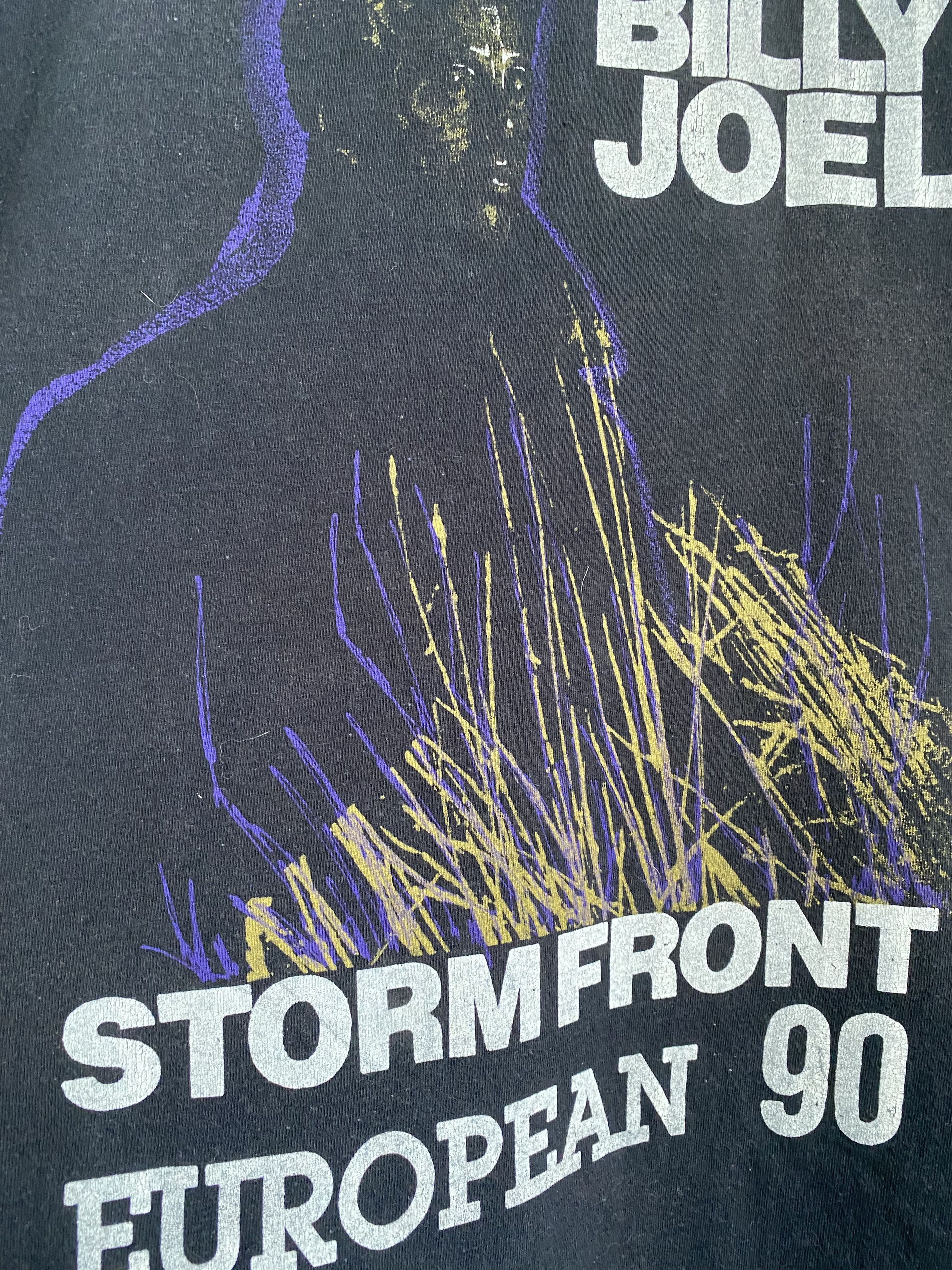 Band Tees × Vintage Vintage Billy Joel Storm Front European 1990 t-shirt Size US L / EU 52-54 / 3 - 2 Thumbnail