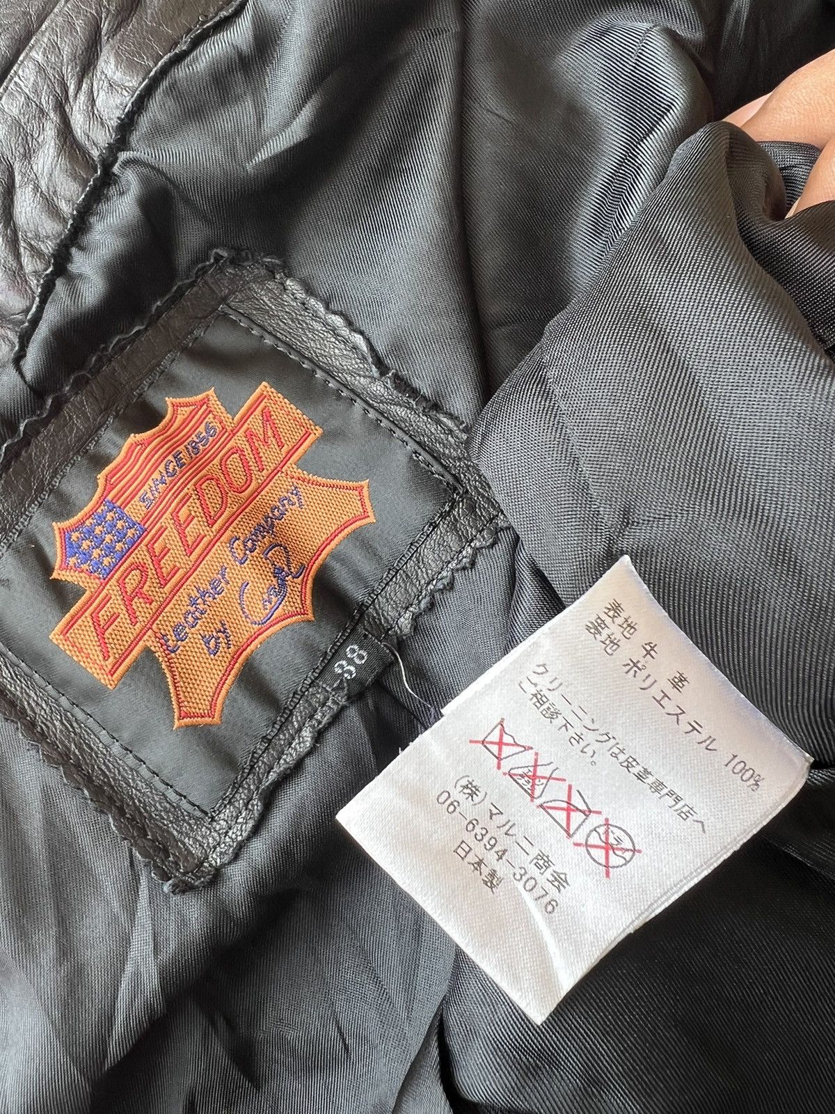 Leather Vintage Freedom Japan Black Cow Leather Western Shirt Size US M / EU 48-50 / 2 - 23 Thumbnail