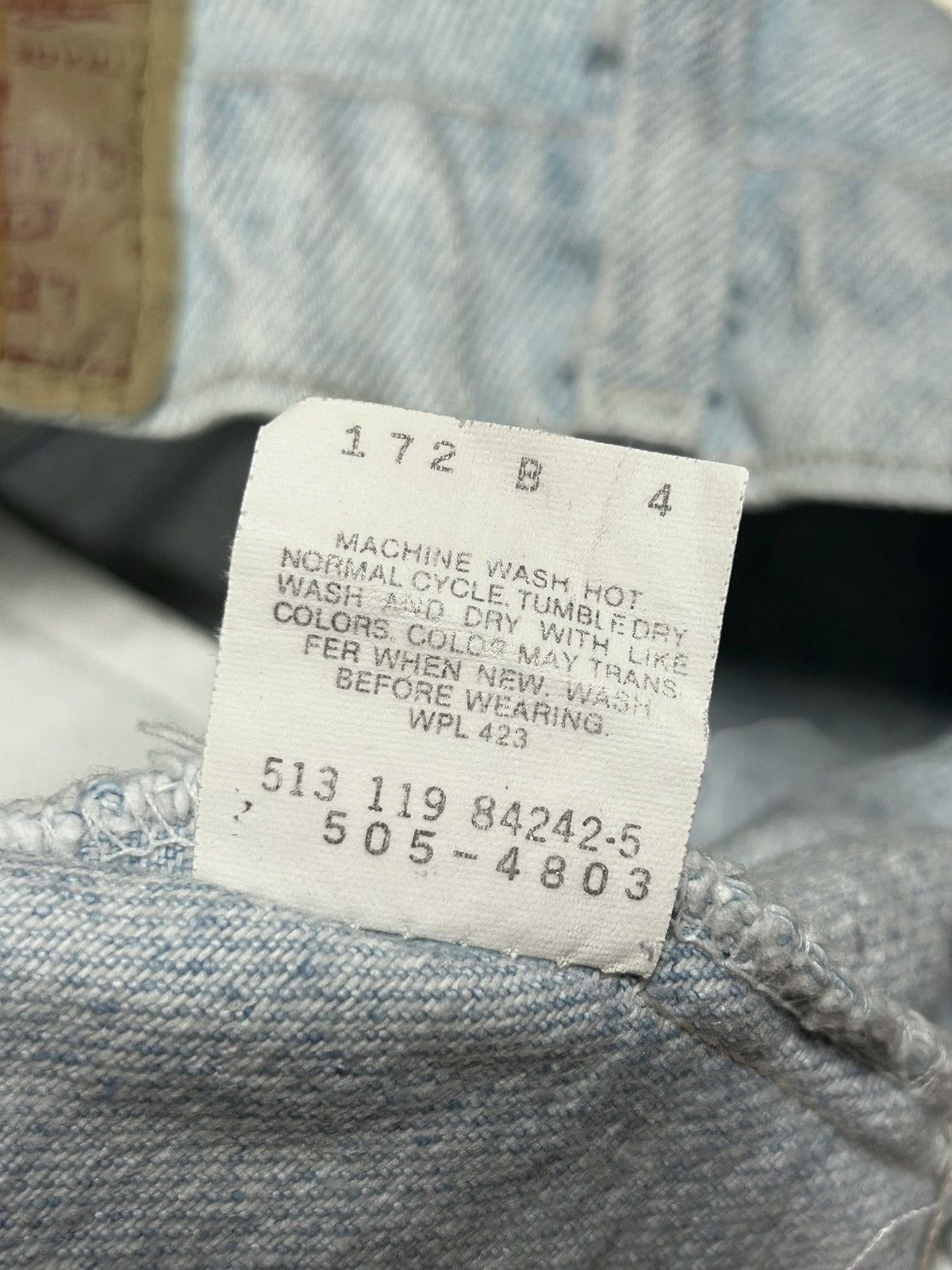 Levi's Vintage 1991 Levi’s 505 Jeans Straight Leg Regular Fit Denim Size US 32 / EU 48 - 8 Thumbnail
