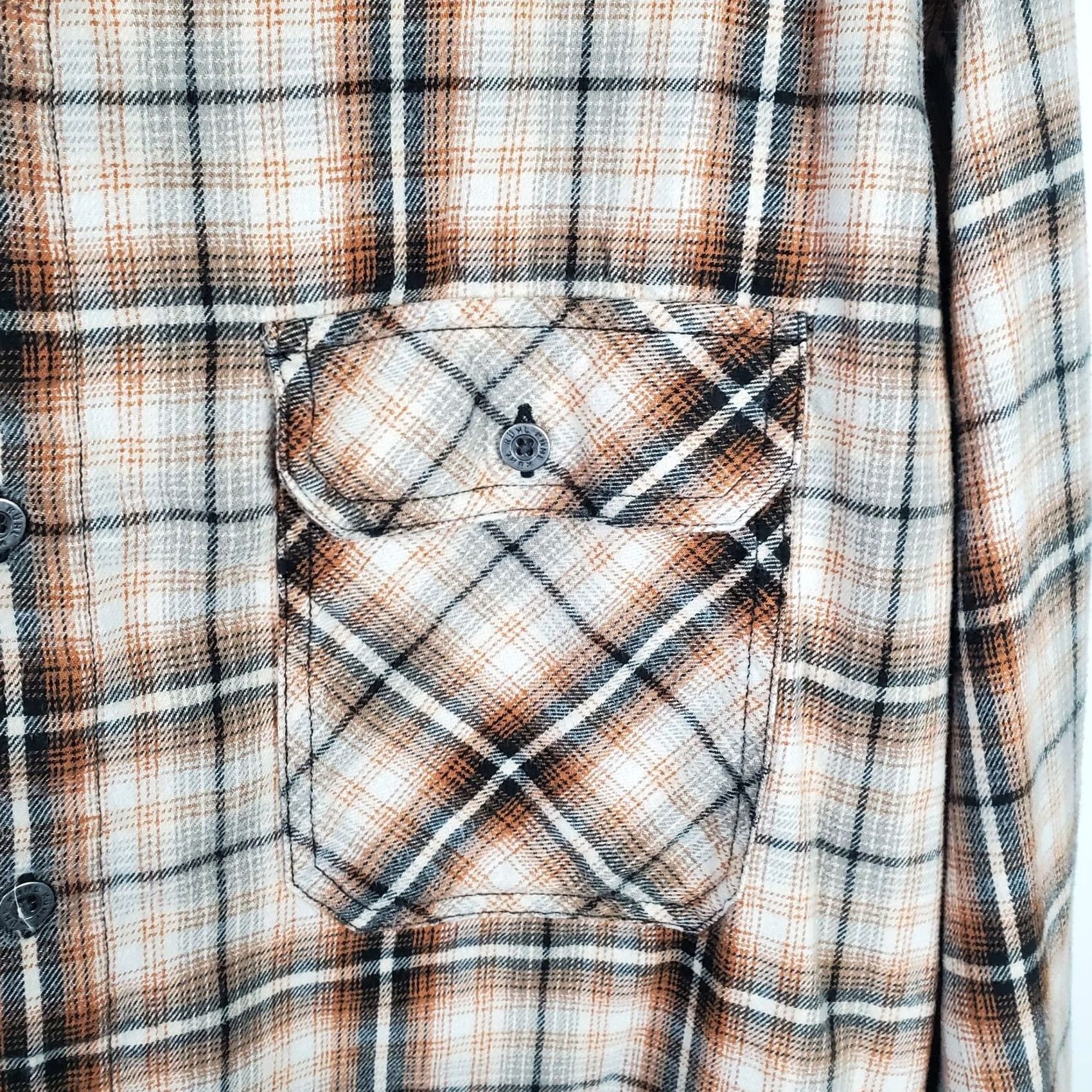 Vintage Kuhl Shirt Mens Large Brown Black Orange Plaid Long Sleeve Outdoors Hiking Casual Size US L / EU 52-54 / 3 - 5 Thumbnail