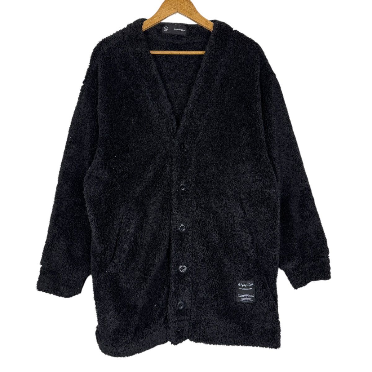 GU Undercover Gu faux fur Fleece button cadigan 🔥SHIP WITH DHL Size US M / EU 48-50 / 2 - 1 Thumbnail