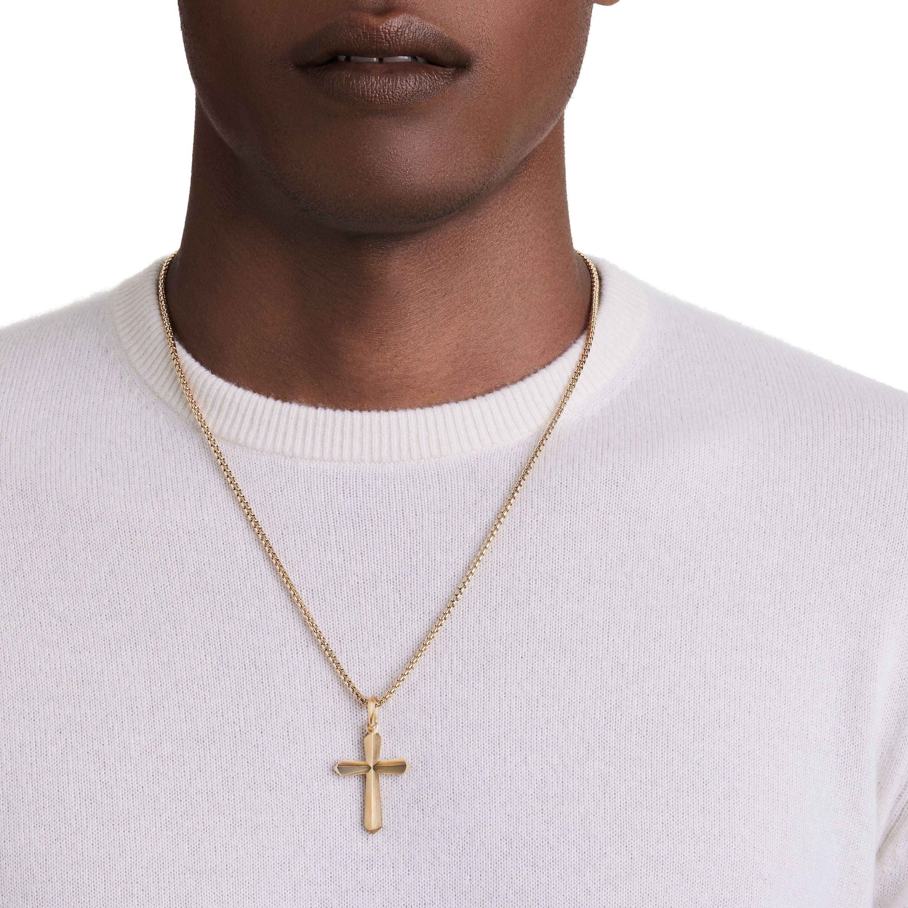 David Yurman o1w1db10526 D25393M /Size 7/Roman Cross Amulet in Golden Size ONE SIZE - 4 Thumbnail