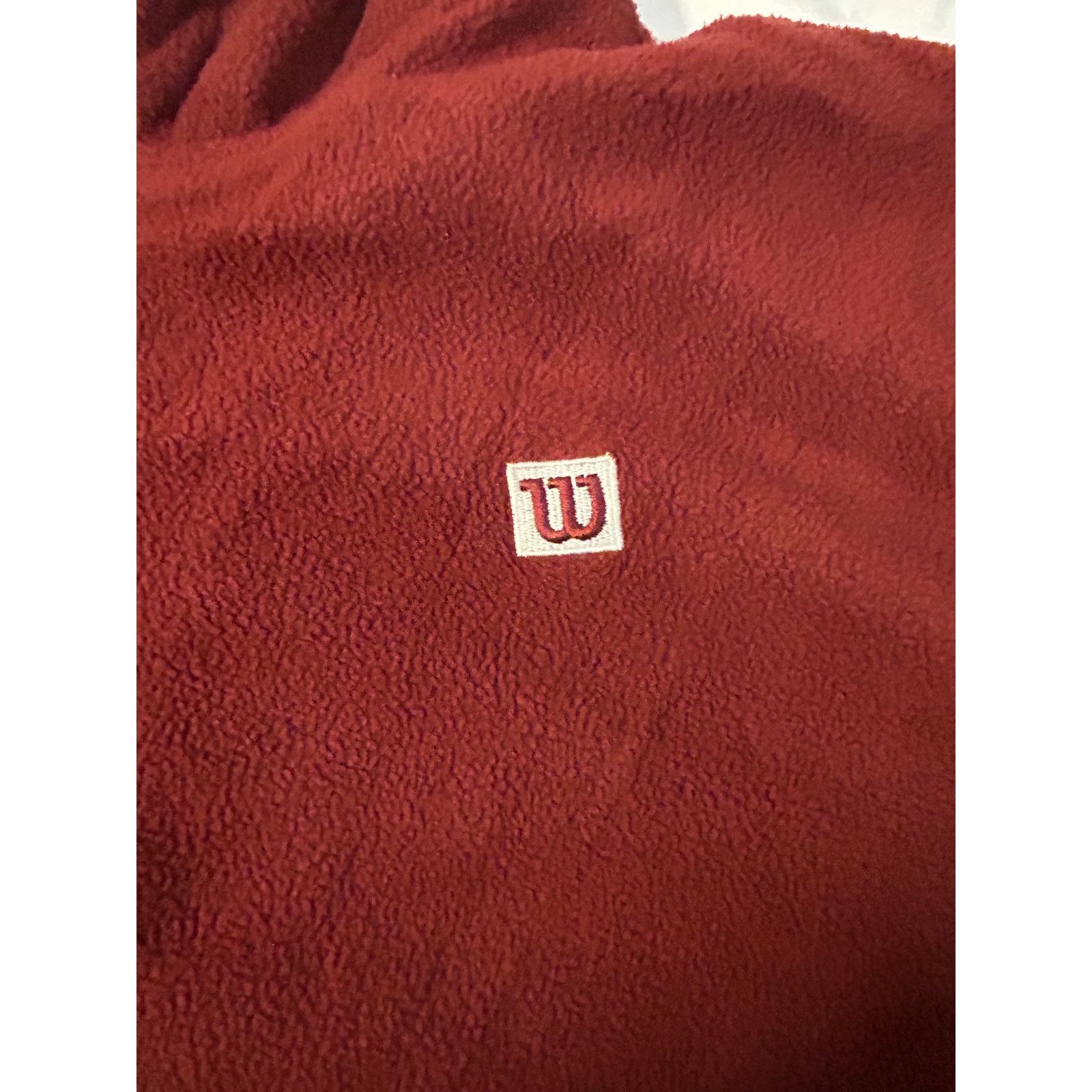 Other Wilson XXL Full-Zip Fleece Hoodie - Warm Classic Style Size US XXL / EU 58 / 5 - 7 Thumbnail