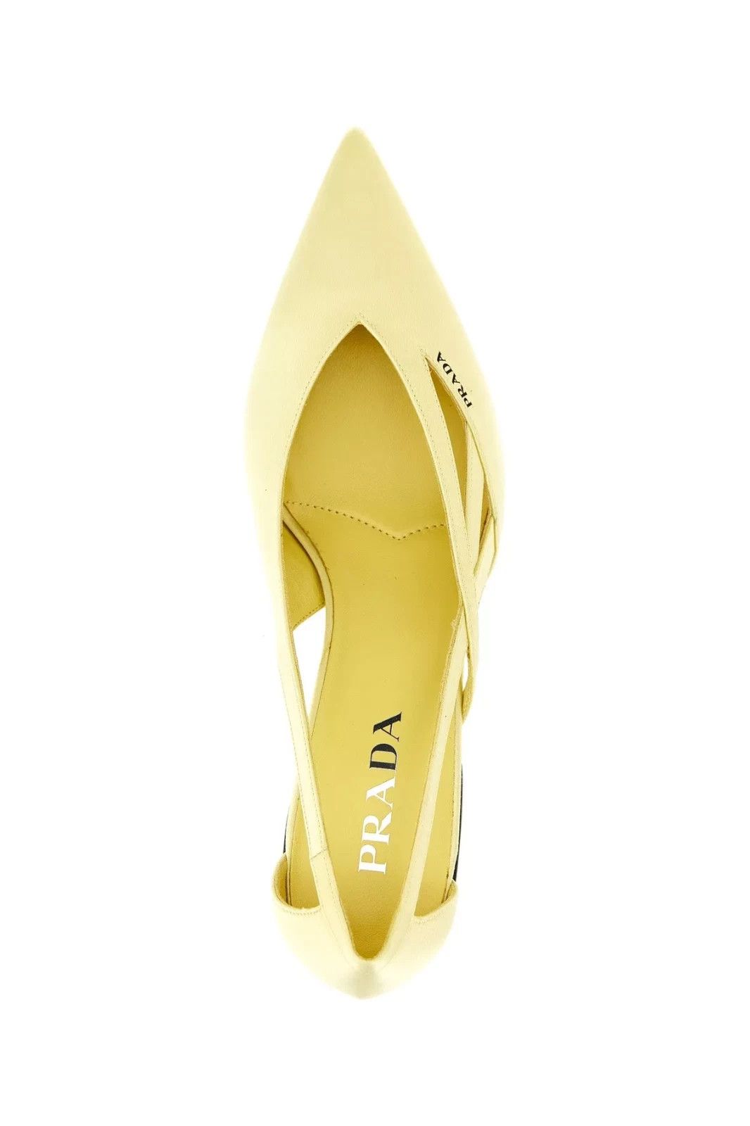 Prada PRADA Cut-Out Yellow Pumps New And Authentic Size US 6 / IT 36 - 4 Thumbnail