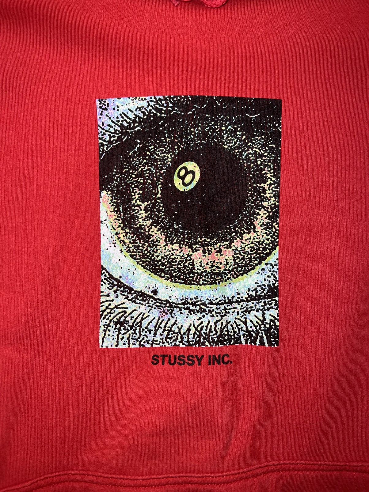 Stussy Stussy Acid Eye Hoodie Size US XL / EU 56 / 4 - 2 Thumbnail