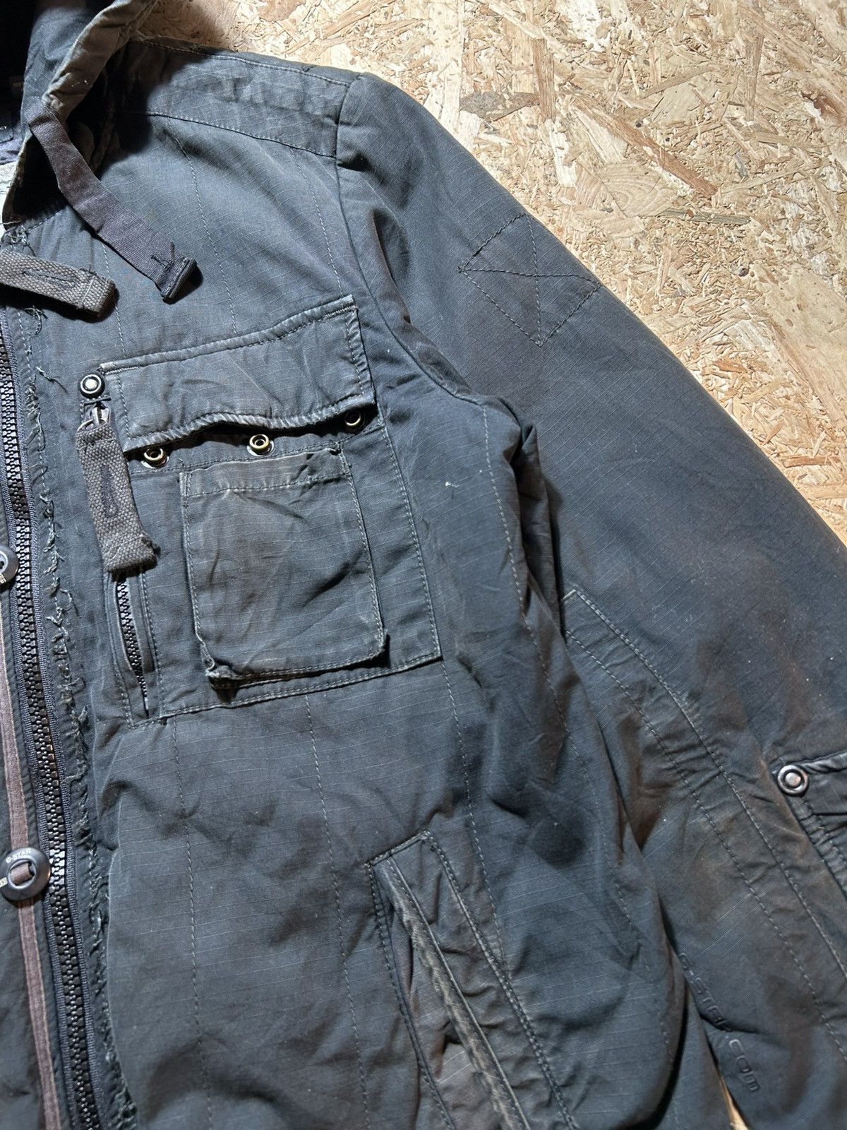 G-Star Vintage Y2K G Star Raw Tactical Zipper Hoodie Size US L / EU 52-54 / 3 - 4 Thumbnail