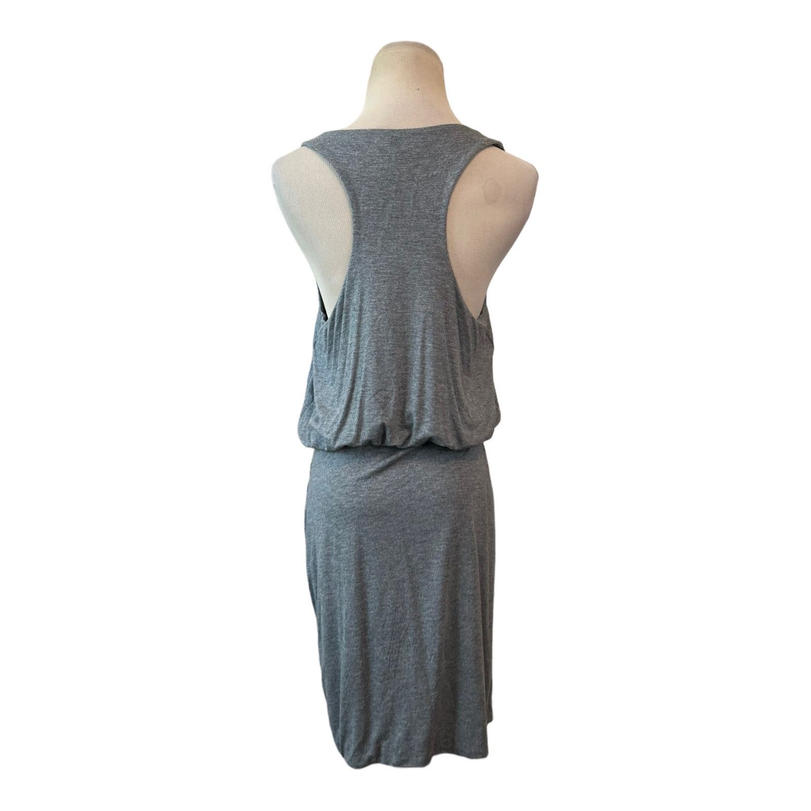 Banana Republic Banana Republic gray racerback mini dress size small Size S / US 4 / IT 40 - 2 Thumbnail