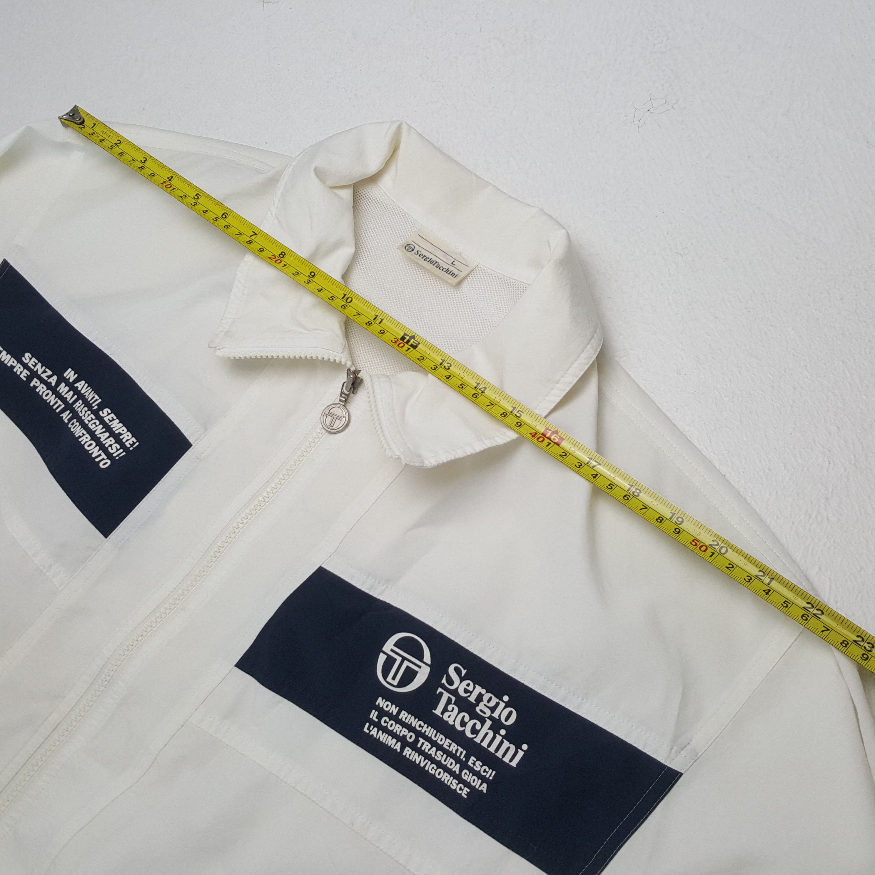 Sergio Tacchini × Vintage SERGIO TACCHINI Sportswear Style Windbreaker JACKET Size US XL / EU 56 / 4 - 4 Thumbnail