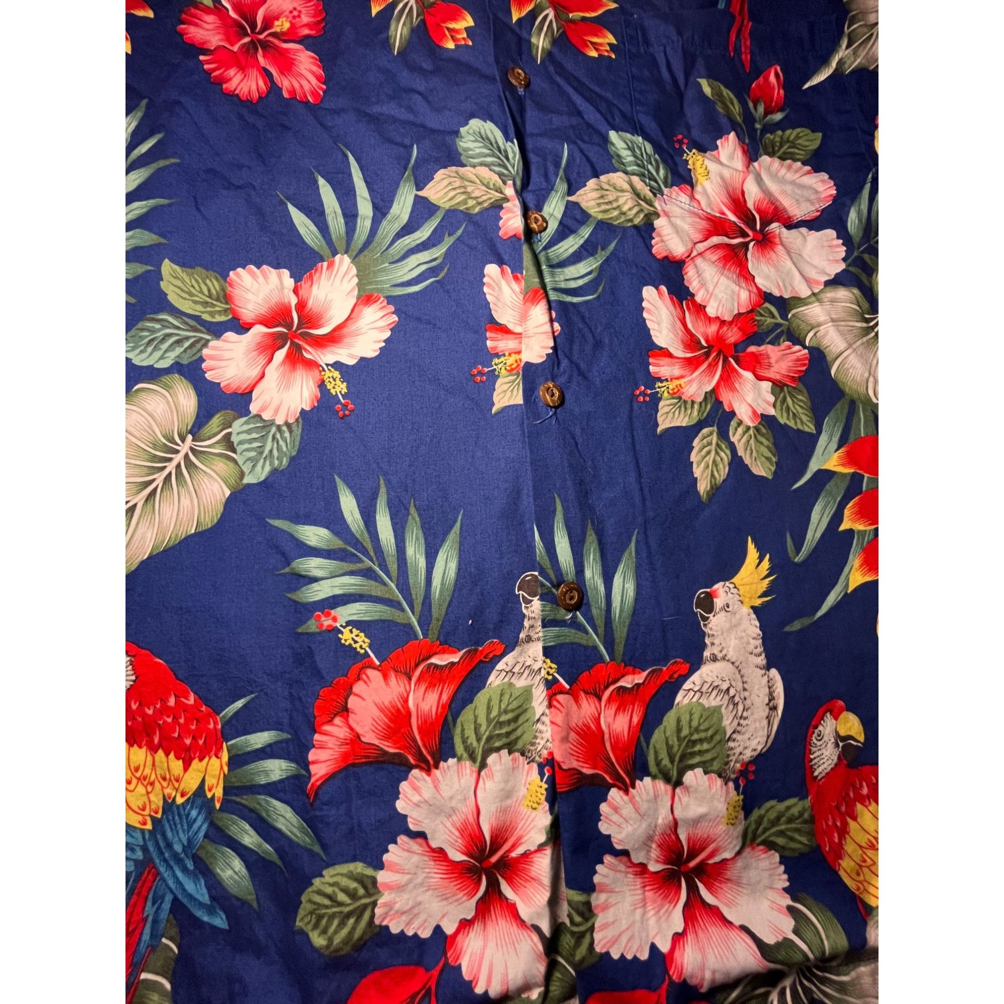 Pacific Legend pacific legend hawaiian shirt size XL blue floral all over p Size US XL / EU 56 / 4 - 3 Thumbnail