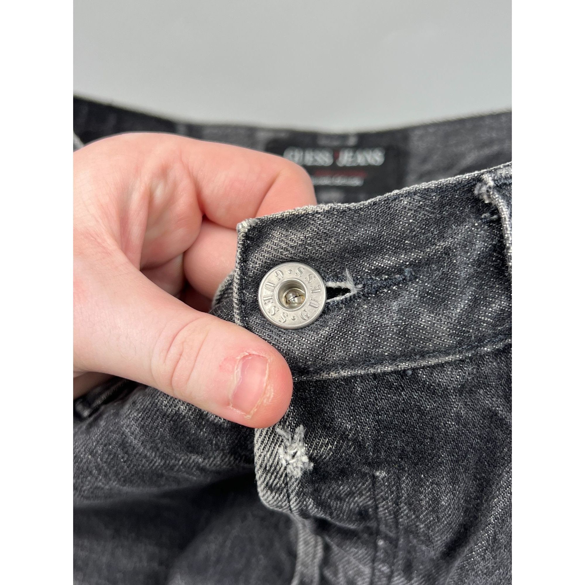 Guess Guess Jeans Straight Cut Gray Jeans (Y0730) Size US 32 / EU 48 - 6 Thumbnail
