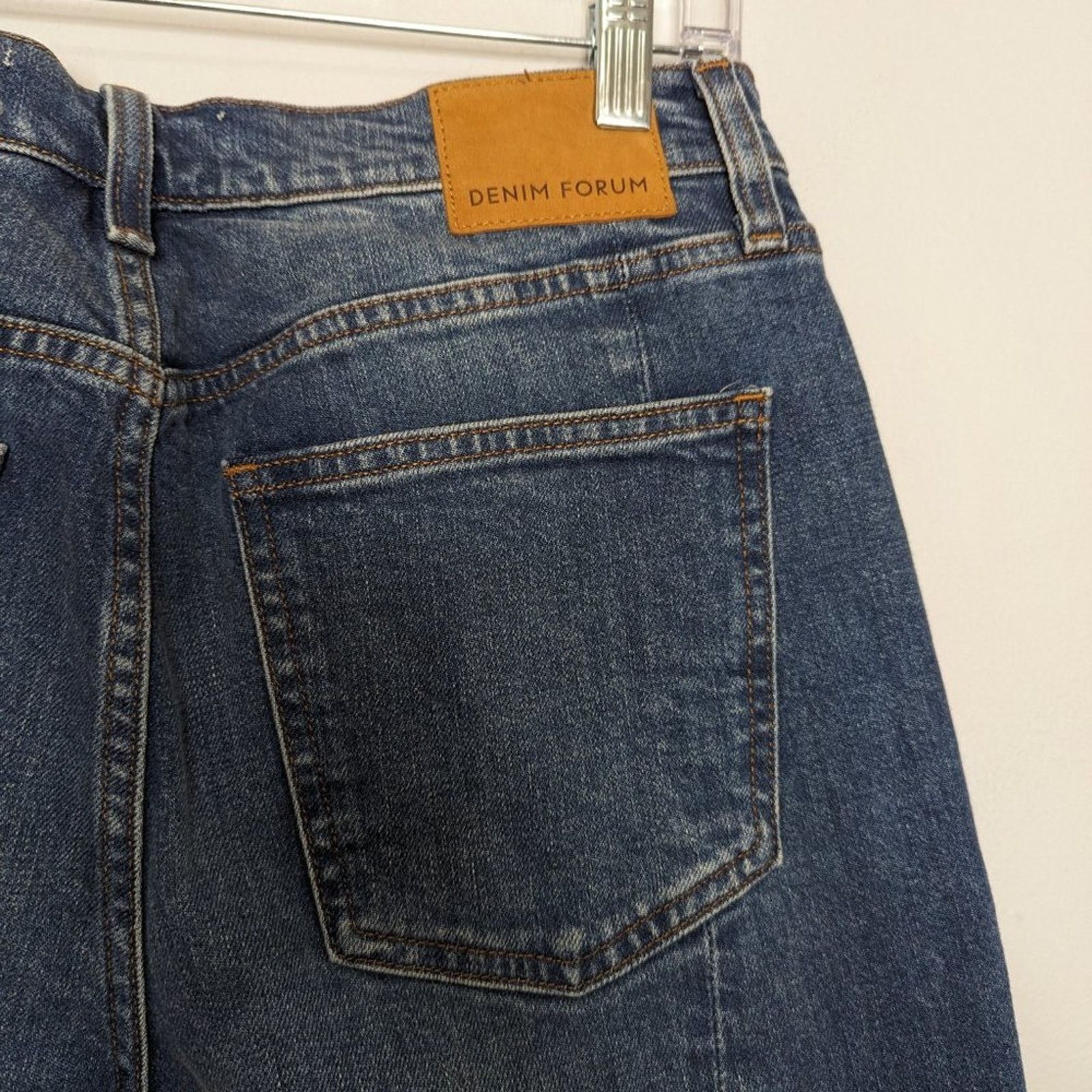 Aritzia Denim Forum Medium Wash The Arlo Hi-Rise Seam Jean Size 30 Size 30" / US 8 / IT 44 - 10 Thumbnail