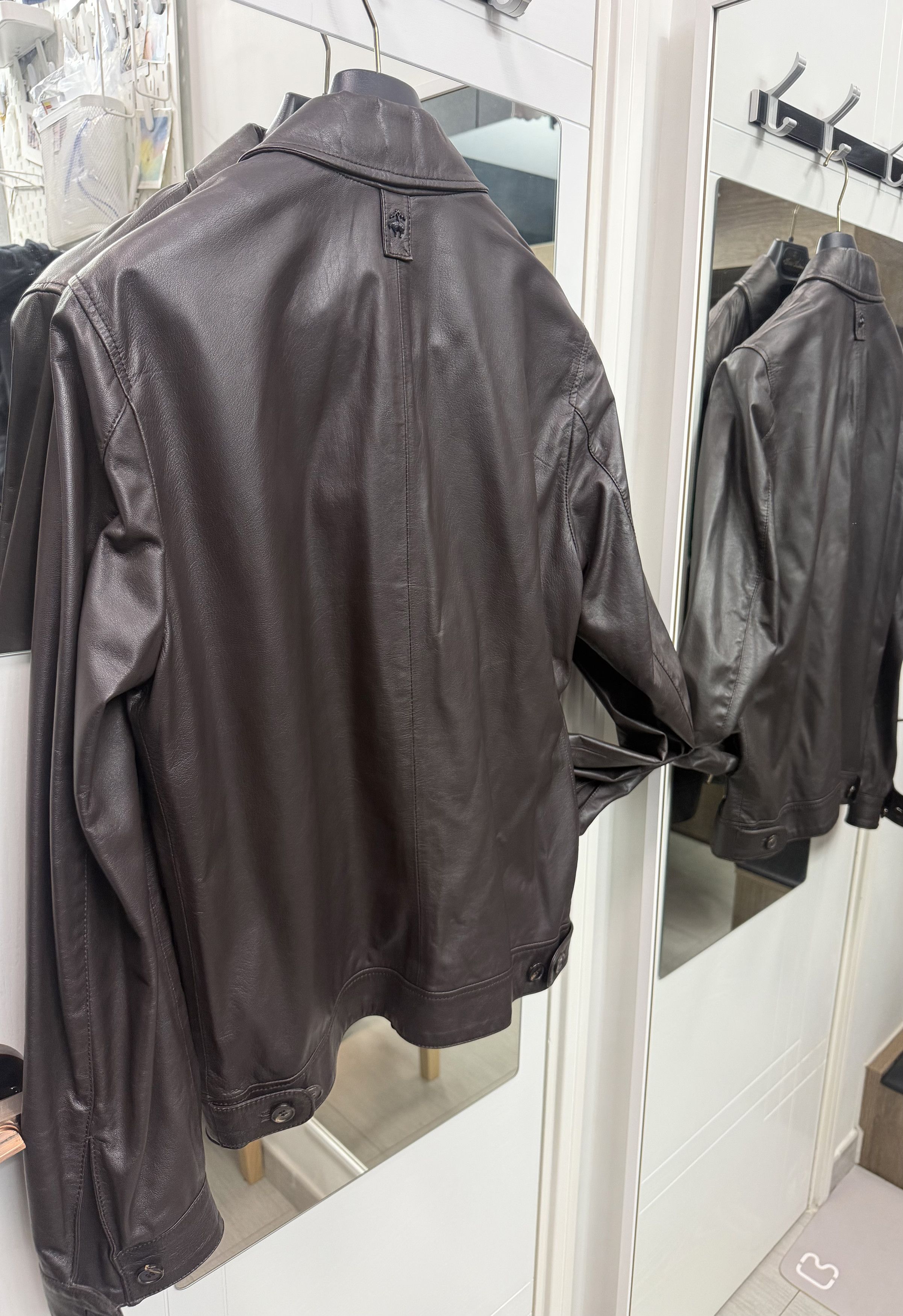 Brooks Brothers Brooks Brother Lamb Leather Jacket Golden Fleece Size US S / EU 44-46 / 1 - 2 Thumbnail