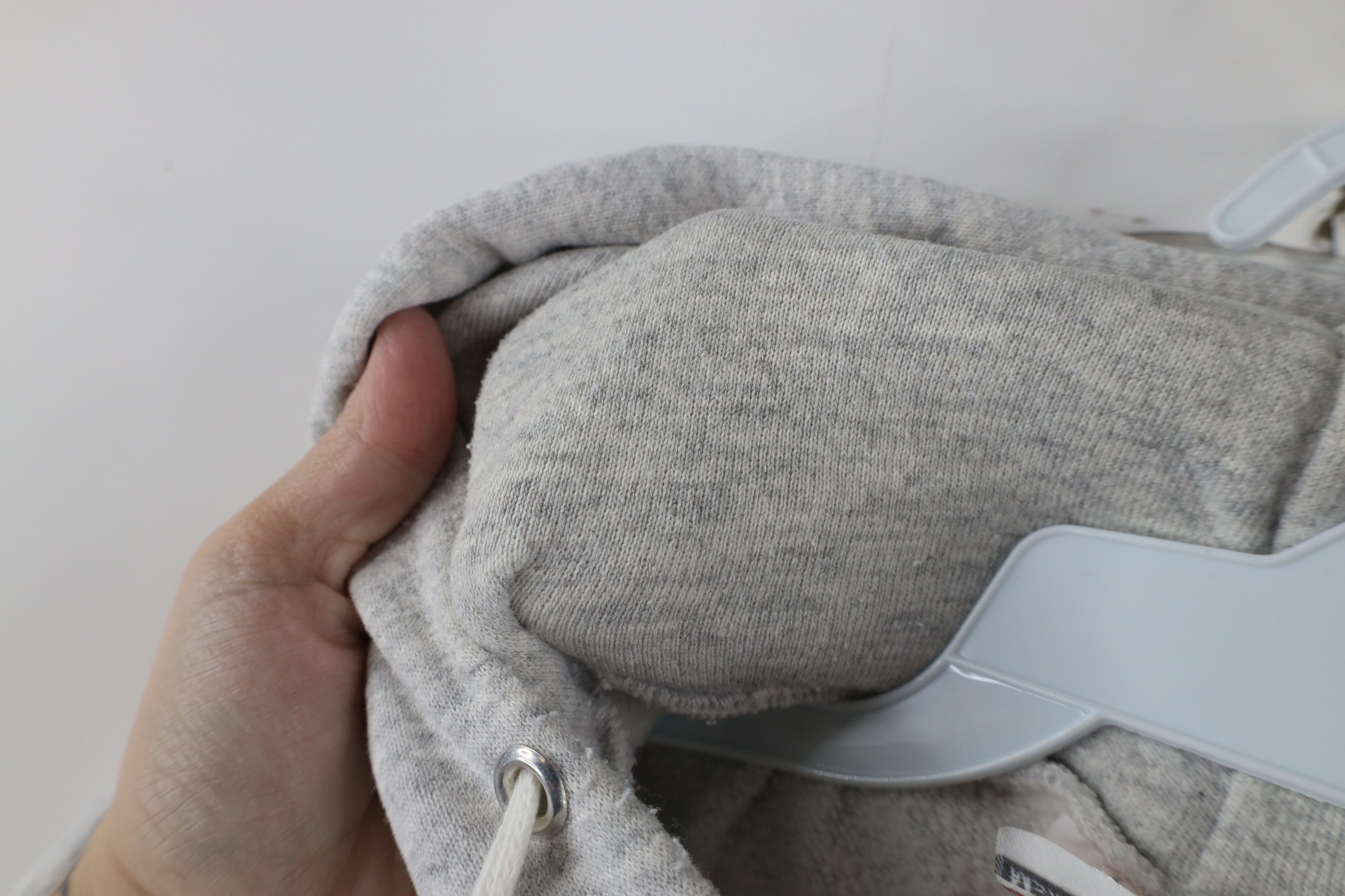 Vintage Vintage 80s 90s Streetwear Triblend Hoodie Heather Gray USA Size US L / EU 52-54 / 3 - 12 Thumbnail