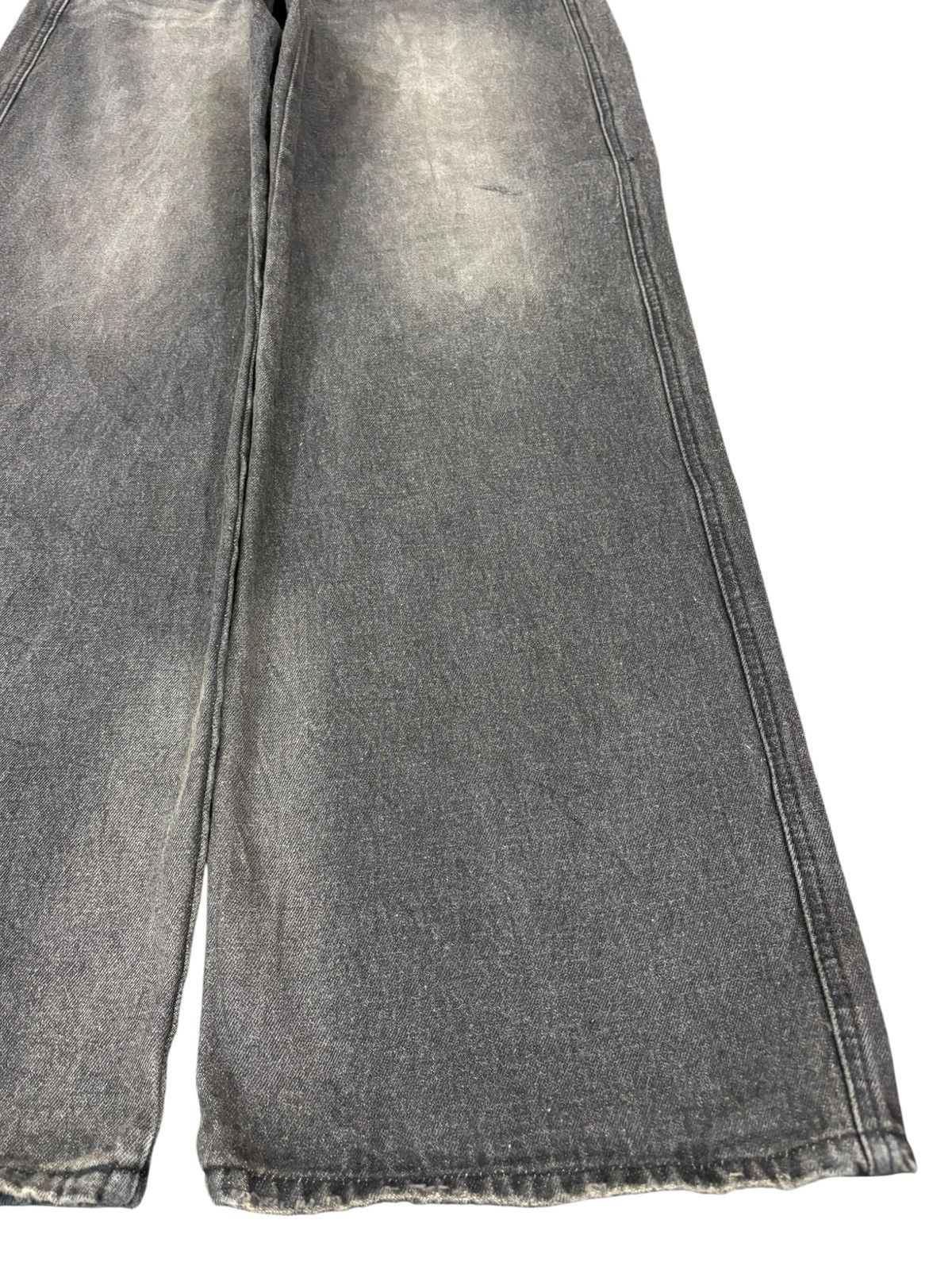 Other Vintage Japanese Faded Wash Distress Wide Leg Baggy Jeans Size 28" / US 6 / IT 42 - 7 Thumbnail