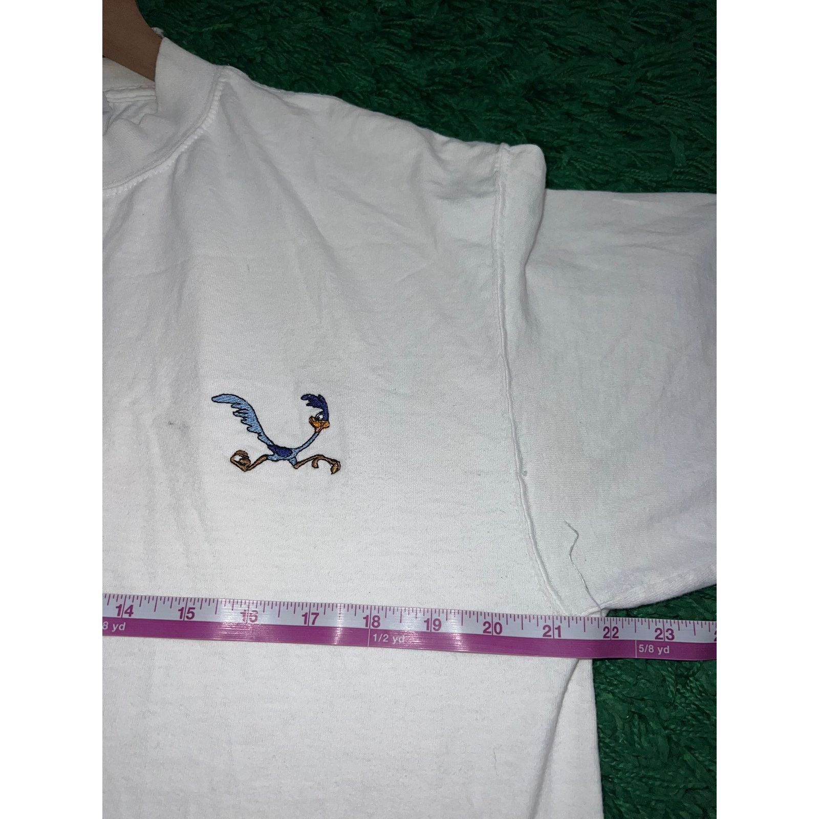 Gildan Vintage Looney Tunes Shirt Road Runner Roadrunner 90s Large Size US L / EU 52-54 / 3 - 8 Thumbnail
