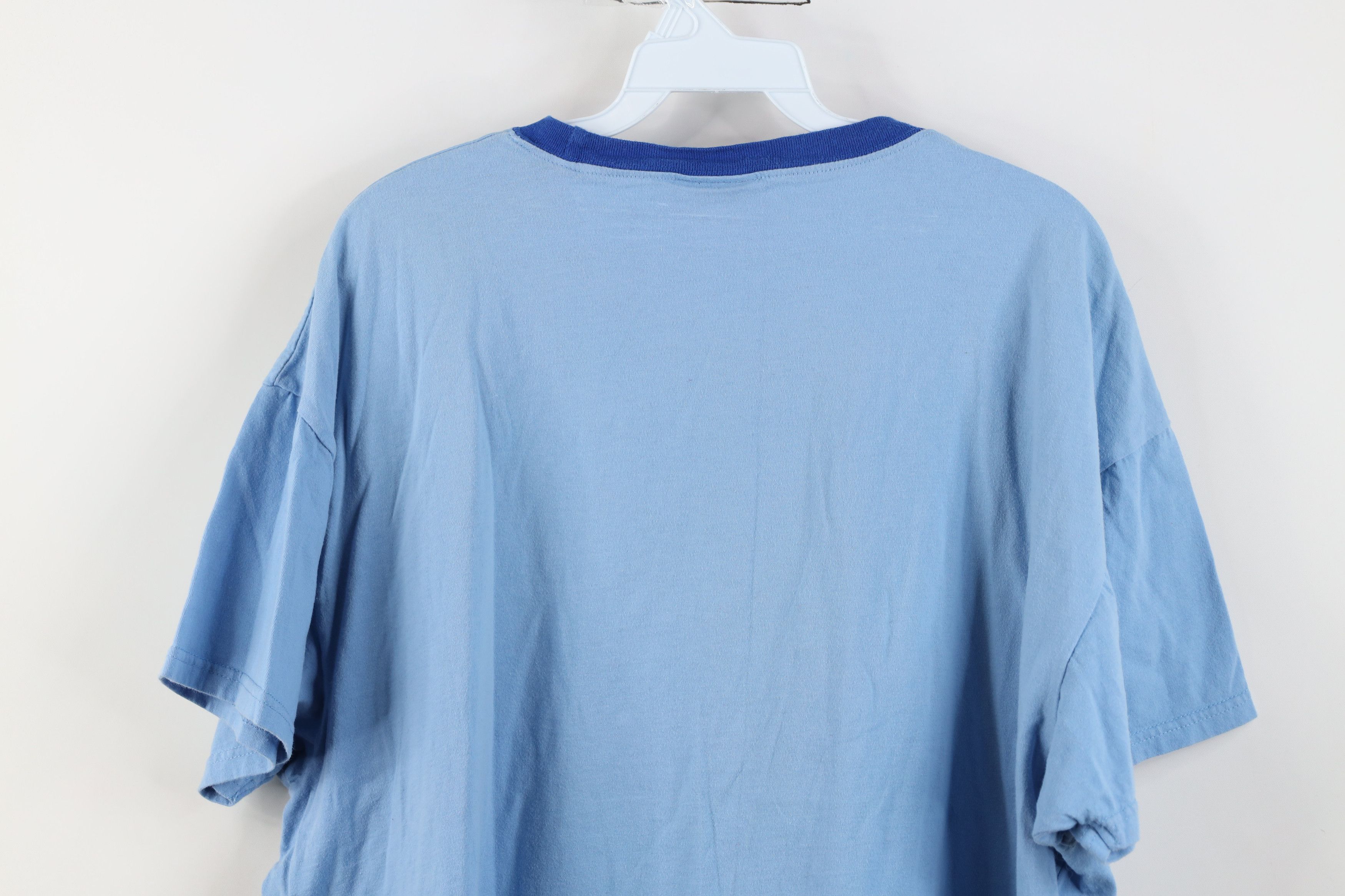 Vintage Vintage Y2K The Simpsons Spell Out Homer Ringer T-Shirt Blue Size US XL / EU 56 / 4 - 12 Thumbnail