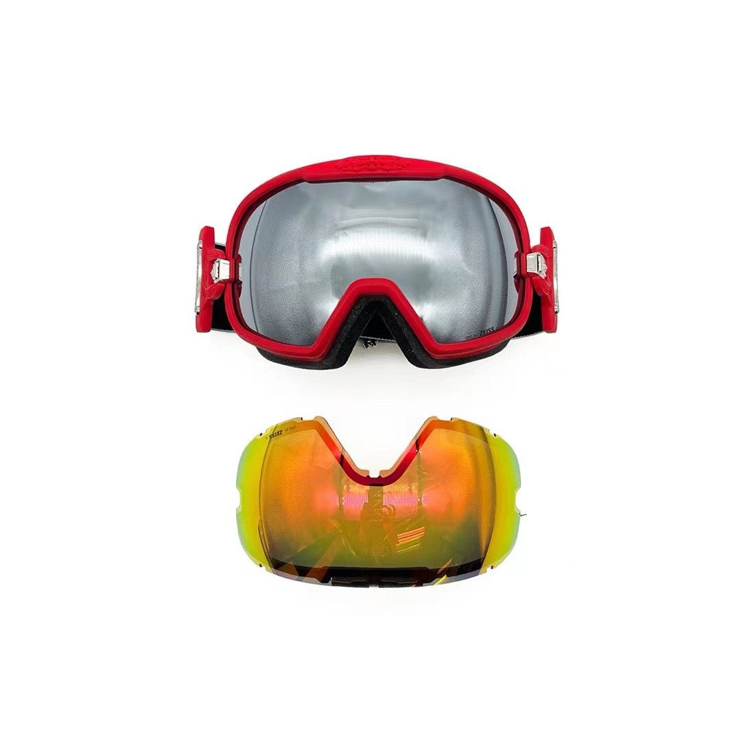 Chrome Hearts Chrome Hearts SILVER MORNING Red Ski Goggles Size ONE SIZE - 2 Thumbnail