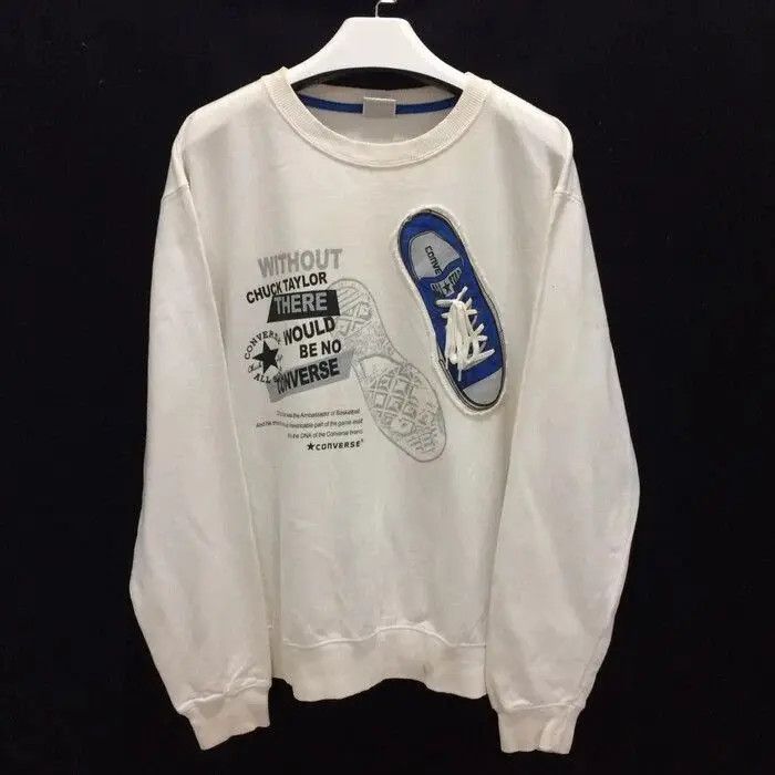 Converse × Vintage Converse Sweatshirt Size US L / EU 52-54 / 3 - 1 Thumbnail