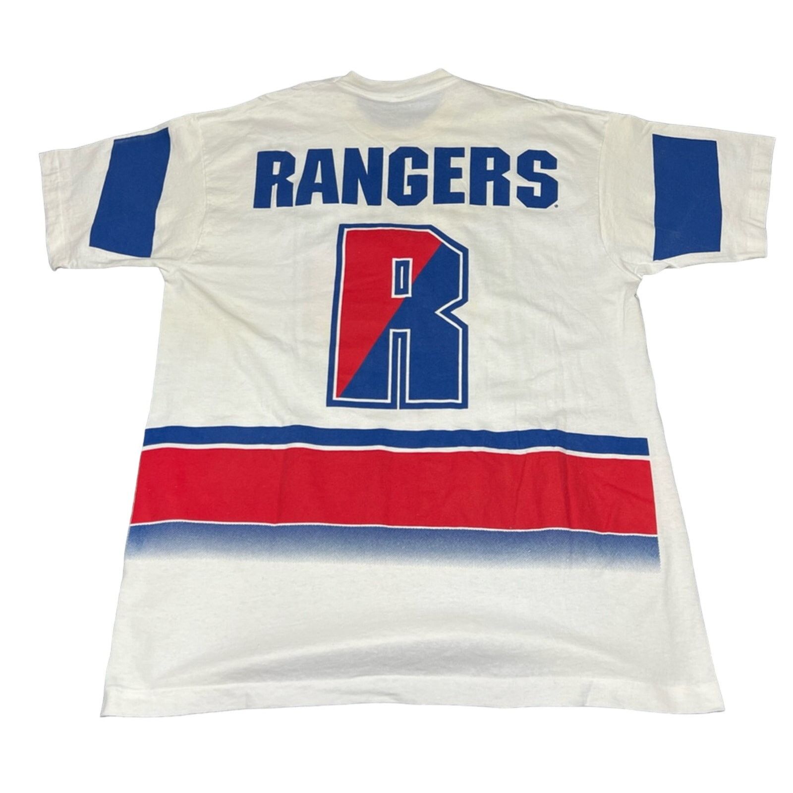 Salem Sportswear Vintage New York Rangers 90s Stanley Cup Shirt USA Salem Size US XL / EU 56 / 4 - 2 Thumbnail