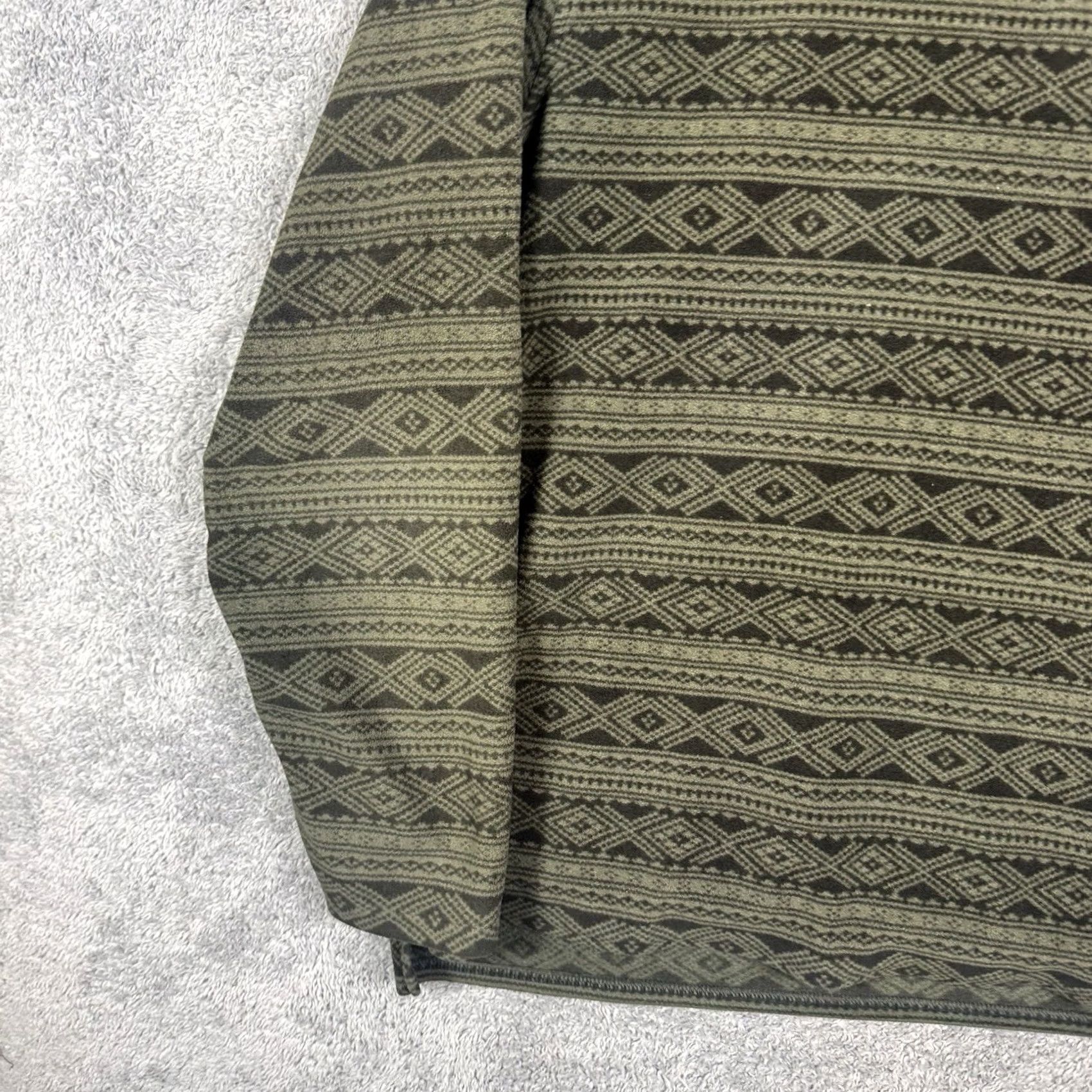 Vintage VINTAGE LL Bean Jacket Men 2XL Geometric Aztec 1/4 Button Hooded Pockets Windbreaker Outdoor Fall Spring Summer Winter 90s Mens Size US XXL / EU 58 / 5 - 2 Thumbnail