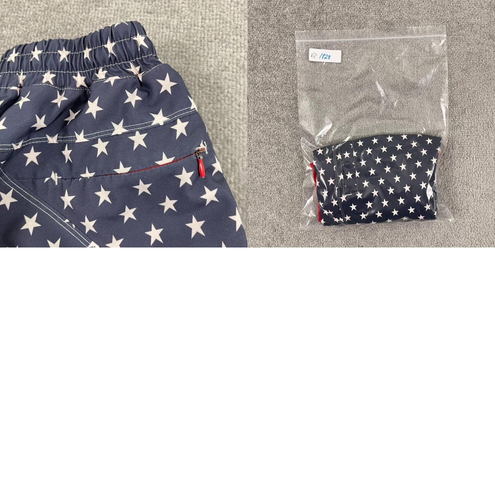 Vintage Freeballers Shorts Mens Medium / 6" Lined Red White Blue USA Flag Star Patriotic Shirt Size US 31 - 8 Thumbnail