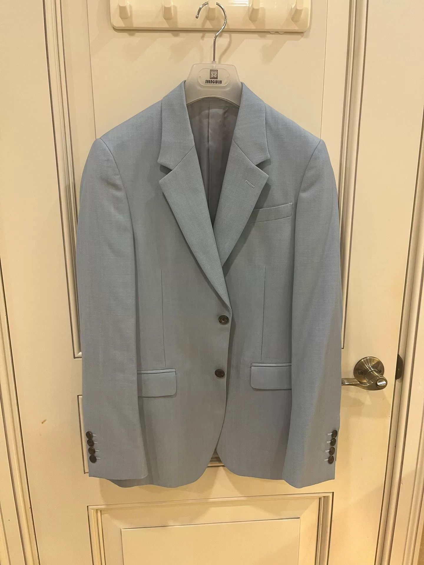 Alexander McQueen Alexander McQueen Wool Blue Suit 44 Size US S / EU 44-46 / 1 - 2 Thumbnail