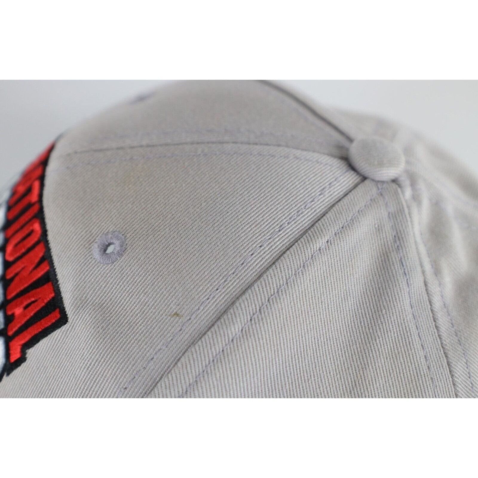 Nike × Vintage Vintage Nike Mini Swoosh 2002 National Champs Ohio State Hat Size ONE SIZE - 4 Thumbnail