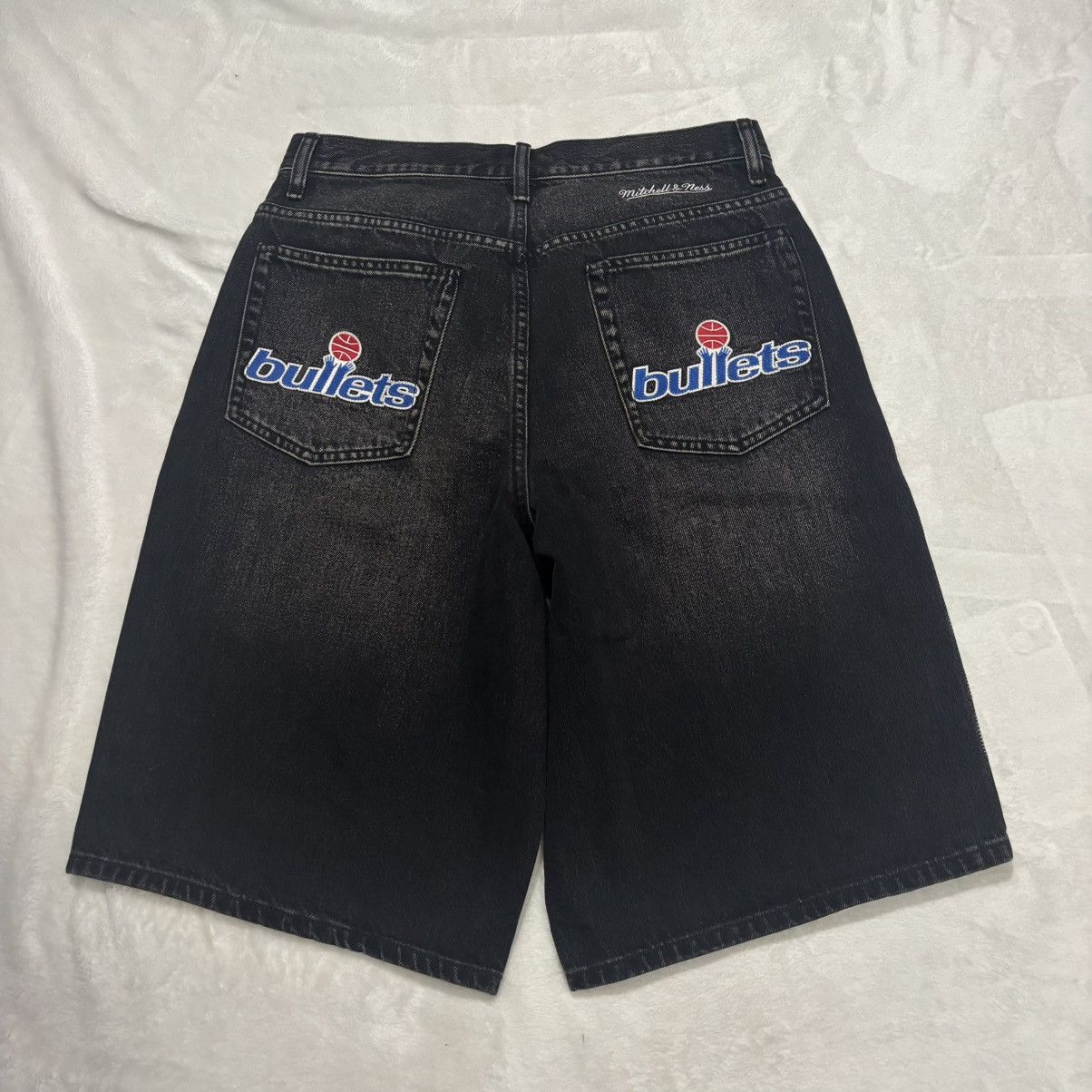 Mitchell & Ness × Supreme Supreme/Mitchell & Ness Washington Bullets Baggy Denim Short Size US 30 / EU 46 - 2 Thumbnail