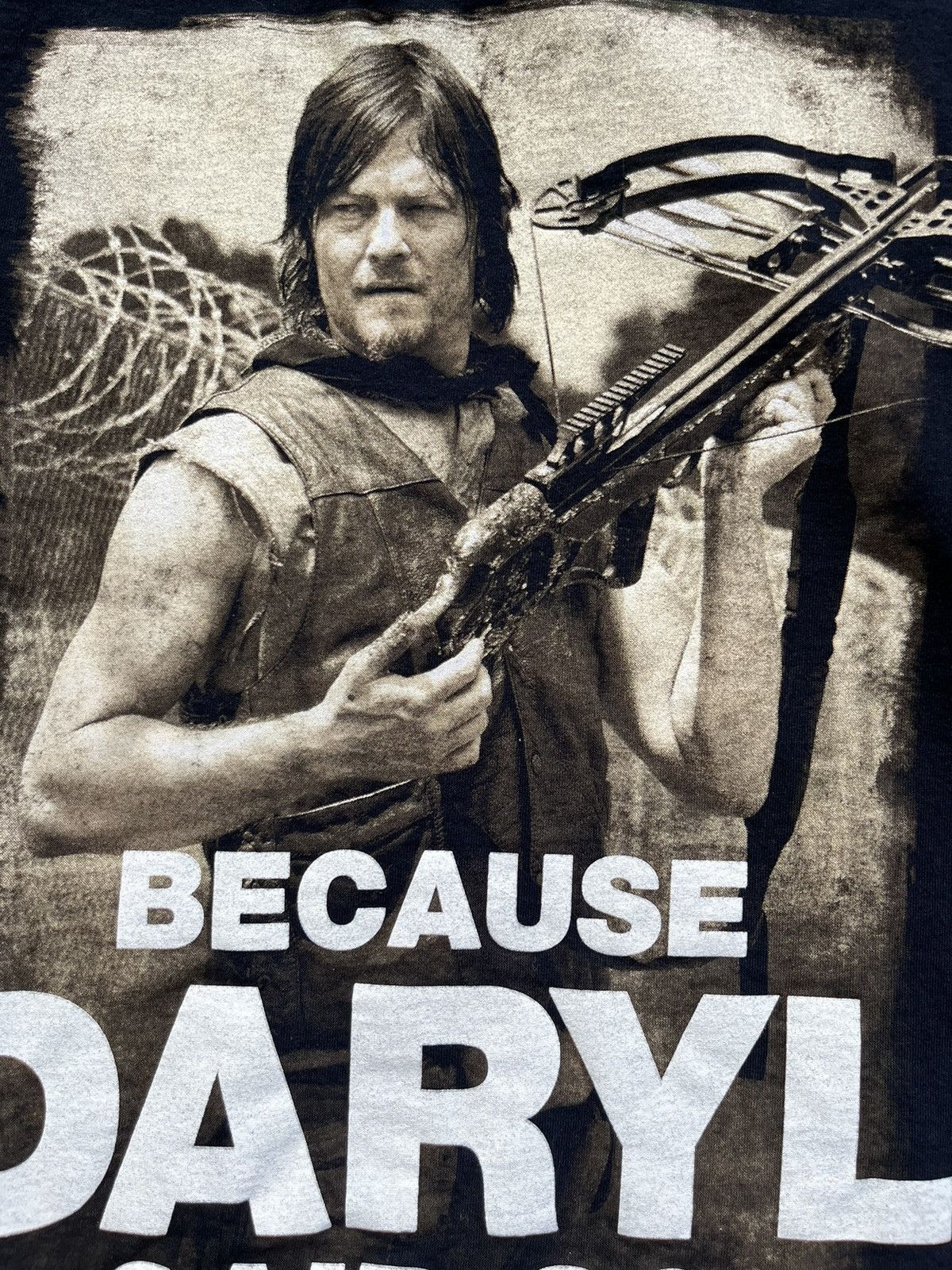 Vintage © 2014 AMC The Walking Dead “Daryl Dixon” Promo T-Shirt Size US M / EU 48-50 / 2 - 4 Thumbnail