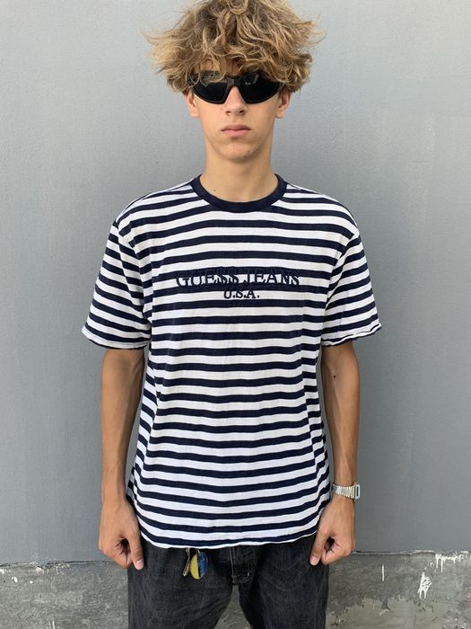 Guess striped tee asap hot sale rocky