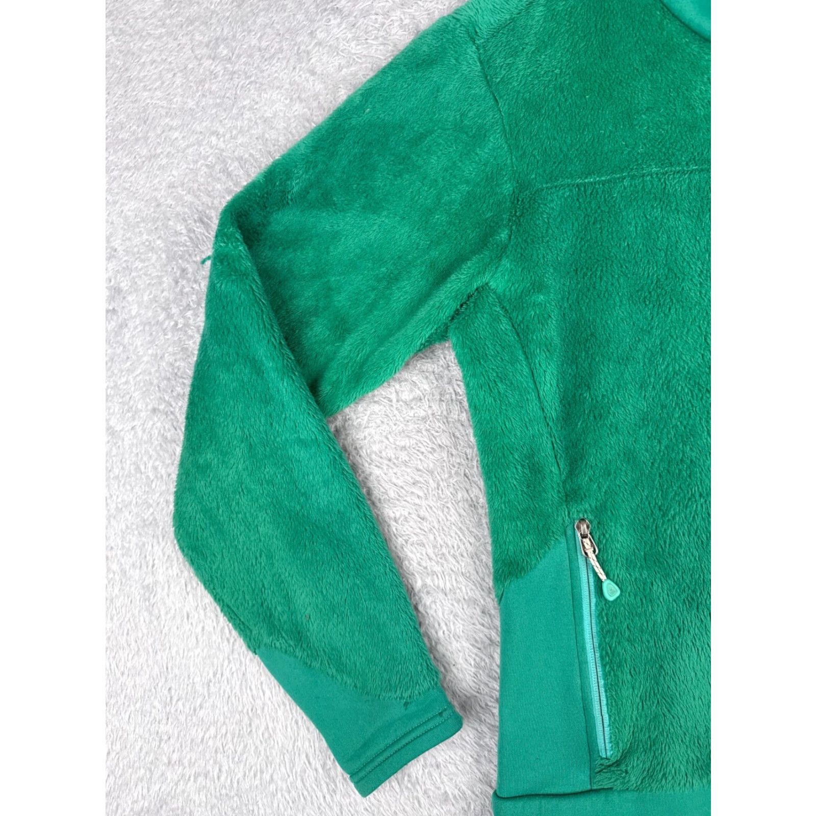 Mountain Hardwear Mountain Hardwear Jacket Womens Medium Green Deep Pile Fleece Polartec READ Size M / US 6-8 / IT 42-44 - 6 Thumbnail