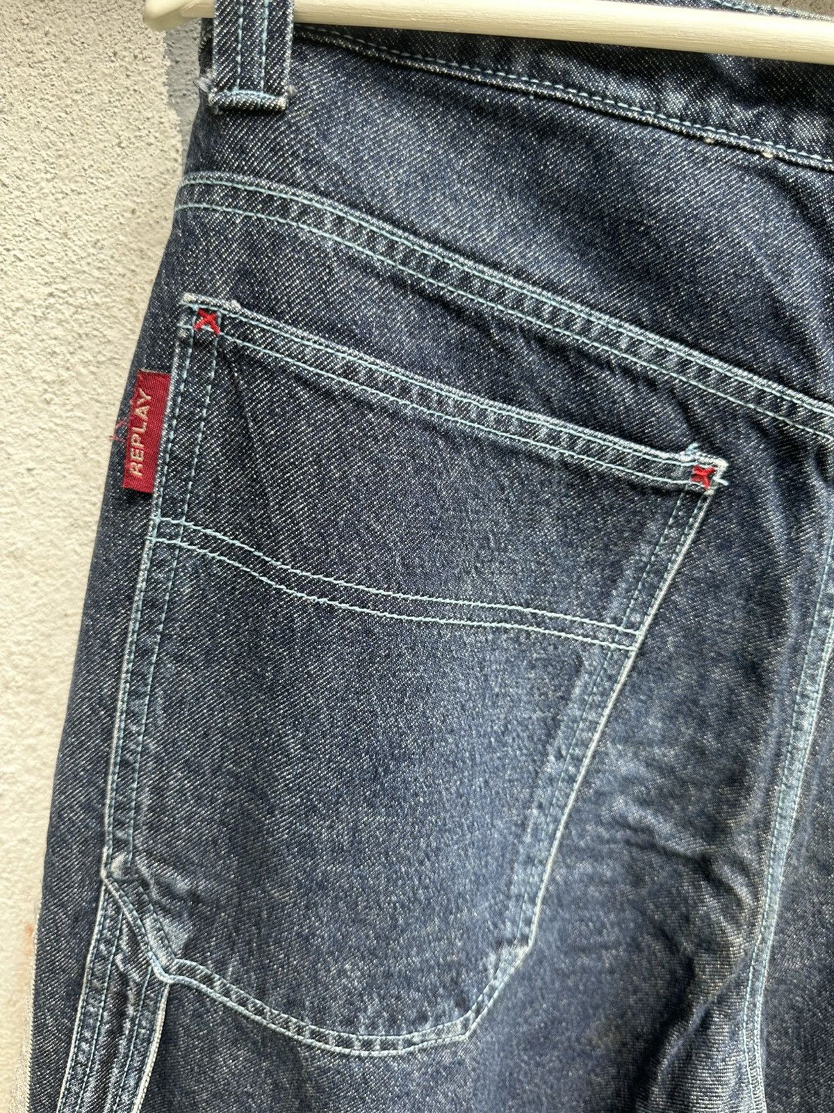 If Six Was Nine × Replay Vintage 90s SPORT REPLAY Baggy HipHop Pants BOSS01 Size US 35 - 5 Thumbnail