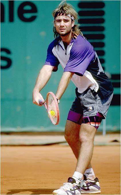 Nike × Vintage Nike Challenge Court Andrea Agassi vintage 80s shorts Size US 32 / EU 48 - 2 Thumbnail