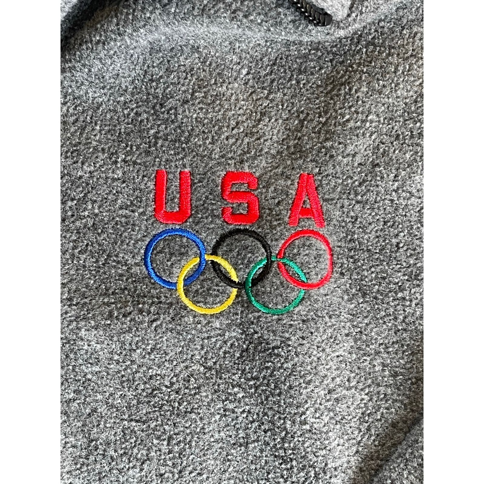 USA Olympics Team USA Olympic Rings Full Zip Fleece XL Gorpcore Size US XL / EU 56 / 4 - 3 Thumbnail