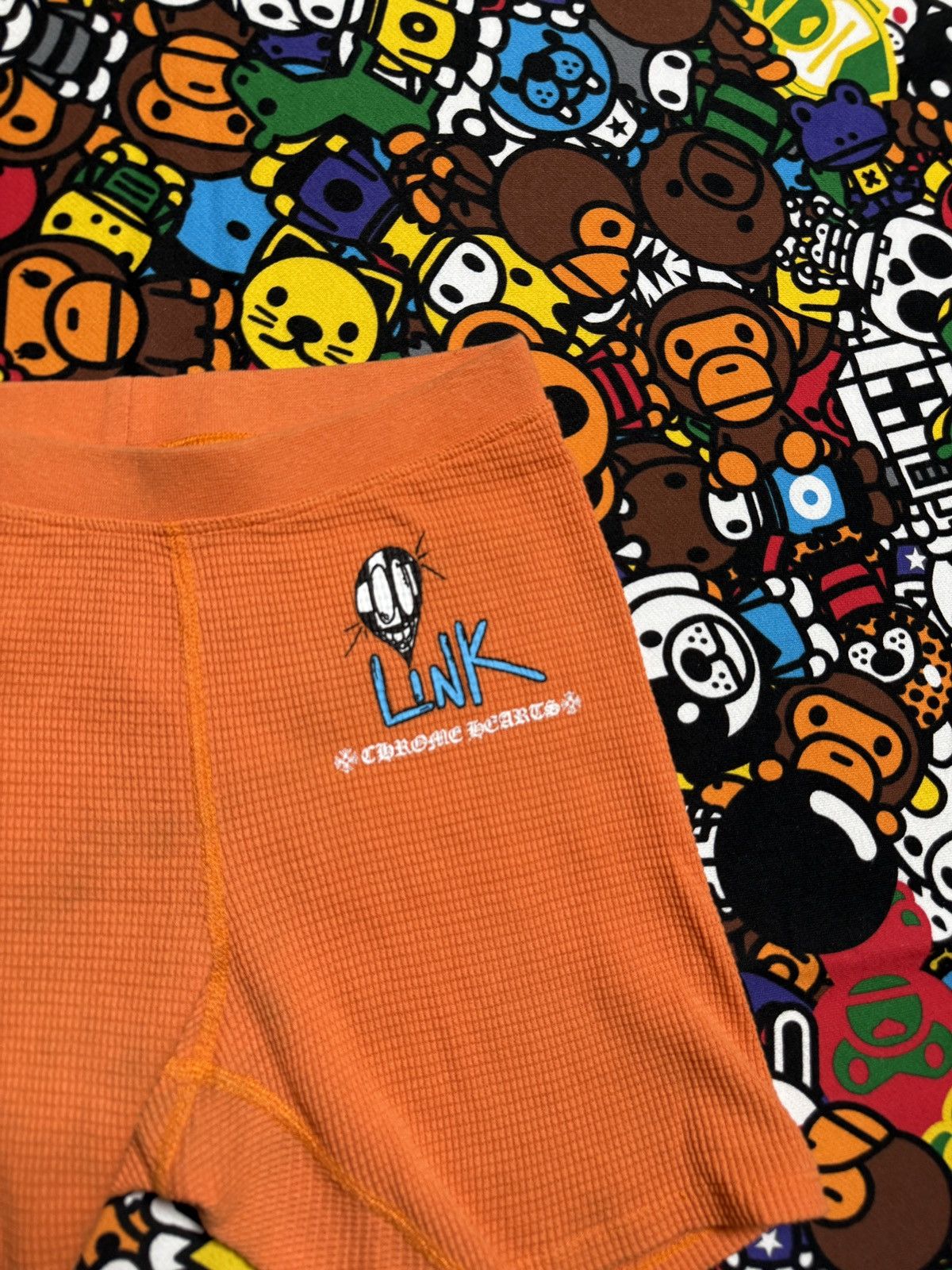 Chrome Hearts Chrome Hearts Orange Matty Boy Thermal Shorts Size 28" / US 6 / IT 42 - 3 Thumbnail