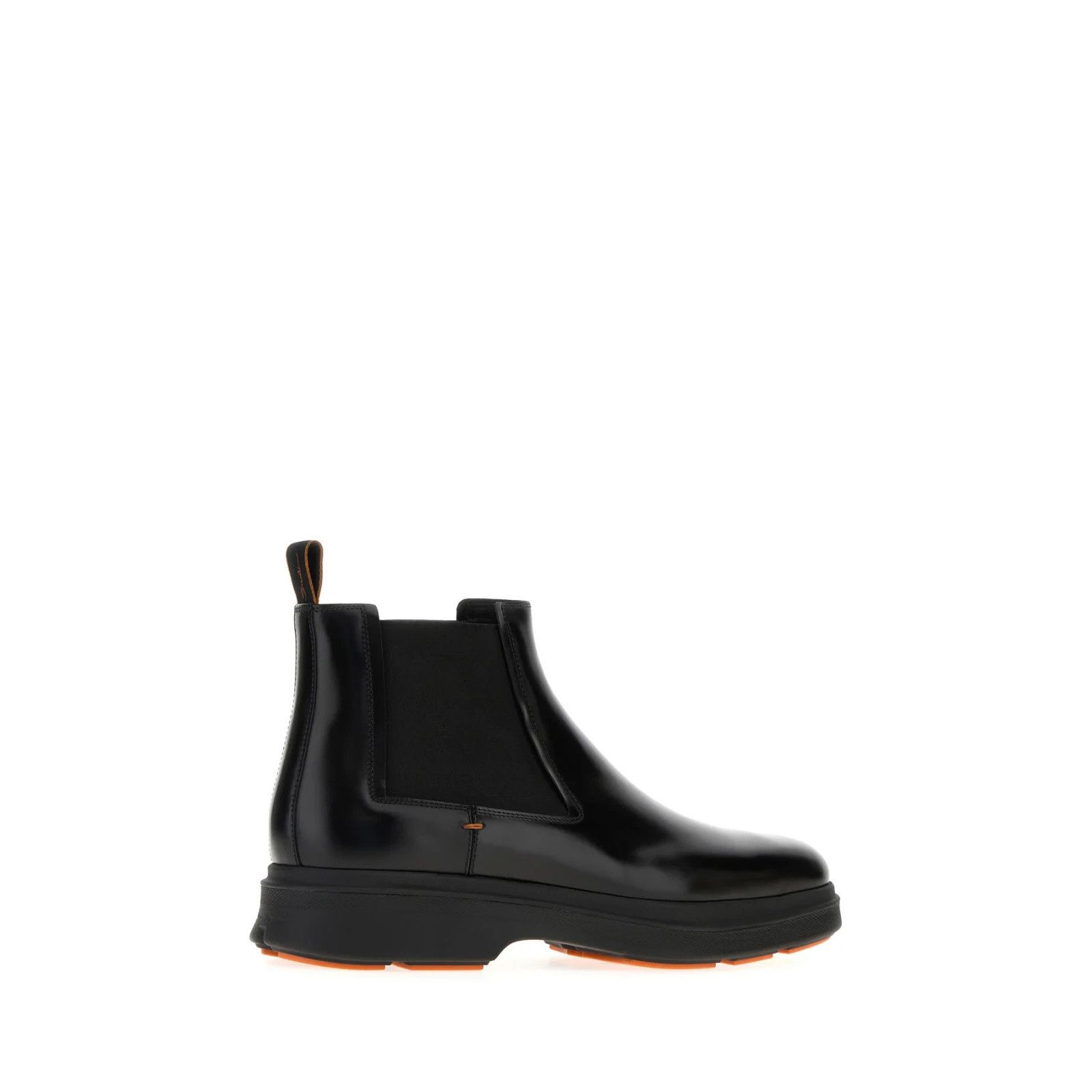 Santoni SANTONI Easy Nova Black Leather Ankle Boots New & Authentic Size US 6.5 / EU 39-40 - 3 Thumbnail