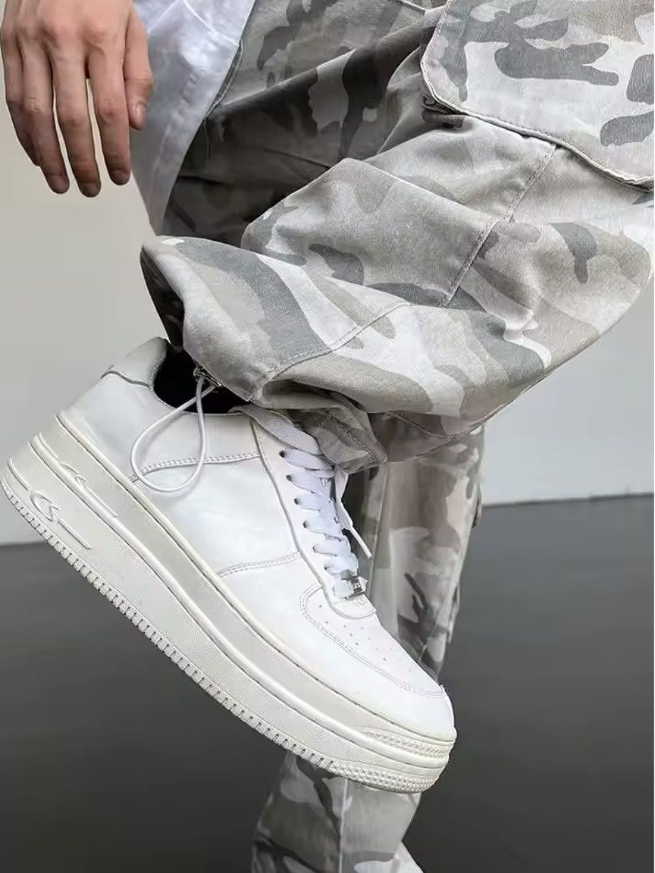 Japanese Brand Camouflage Cargo Pants Multi-pocket Size US 30 / EU 46 - 5 Thumbnail